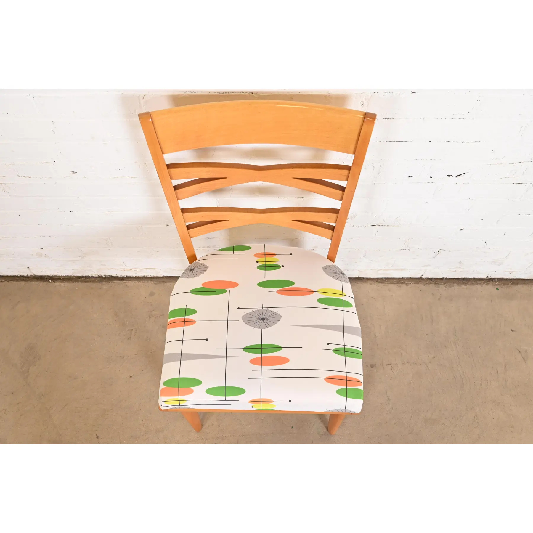 Heywood Wakefield Mid-Century Modern Solid Maple Dining Chairs, Set of Six - Image 8