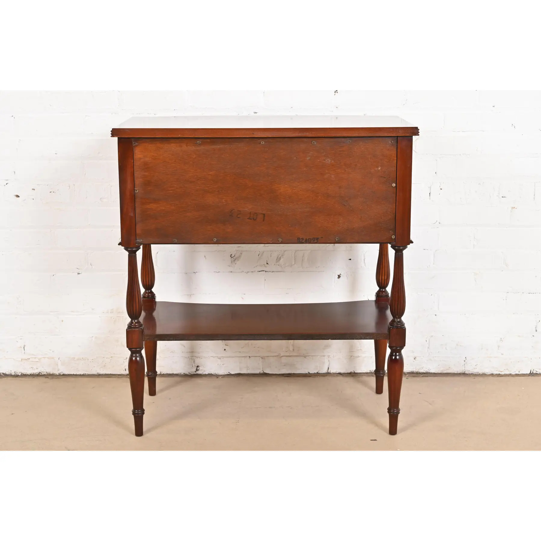 Hickory Chair Federal Flame Mahogany Buffet Server or Hall Table - Image 11