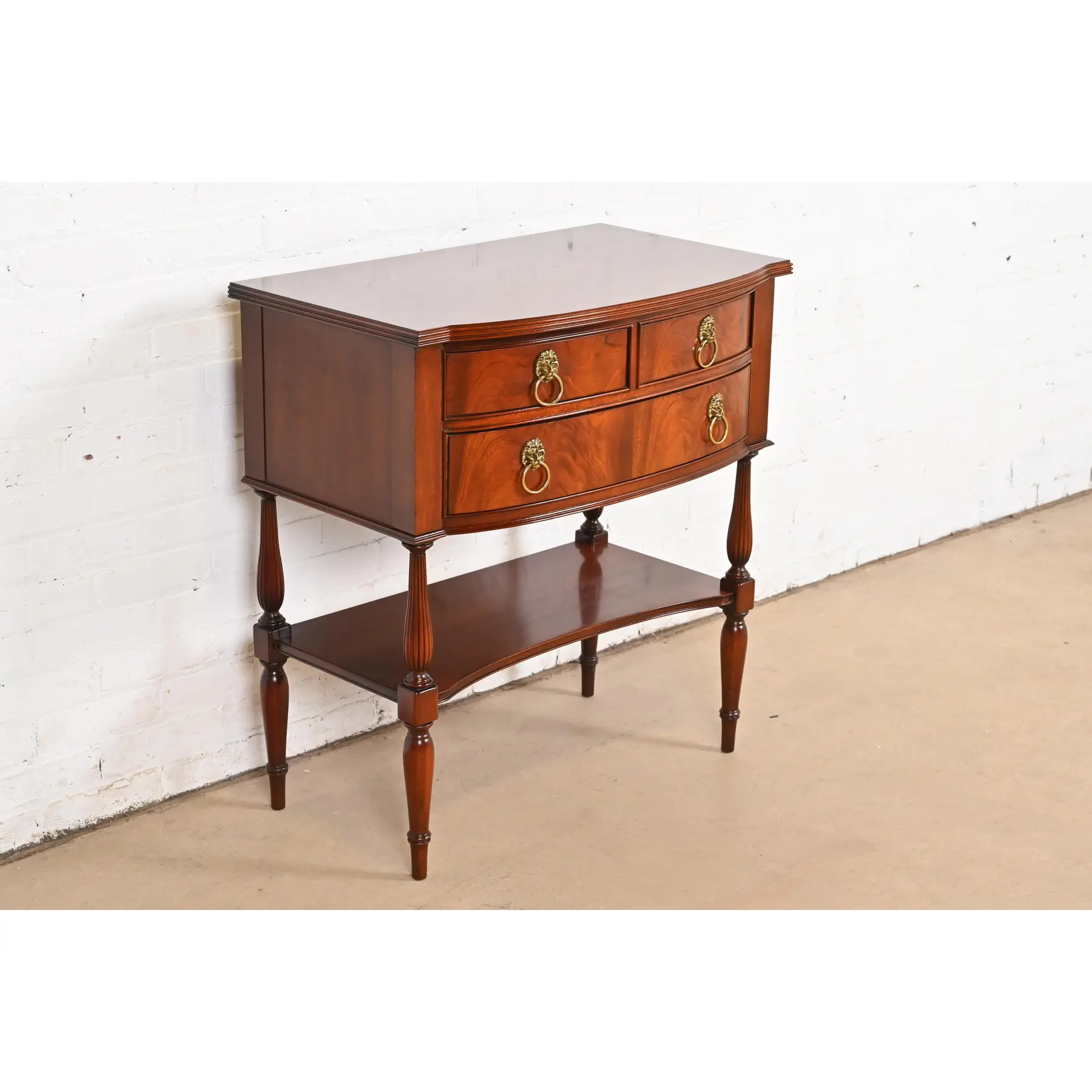 Hickory Chair Federal Flame Mahogany Buffet Server or Hall Table - Image 4