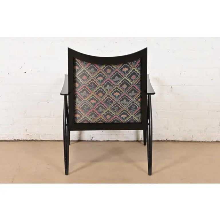 Paul McCobb Planner Group Black Lacquered Lounge Chair, 1950s - Image 10