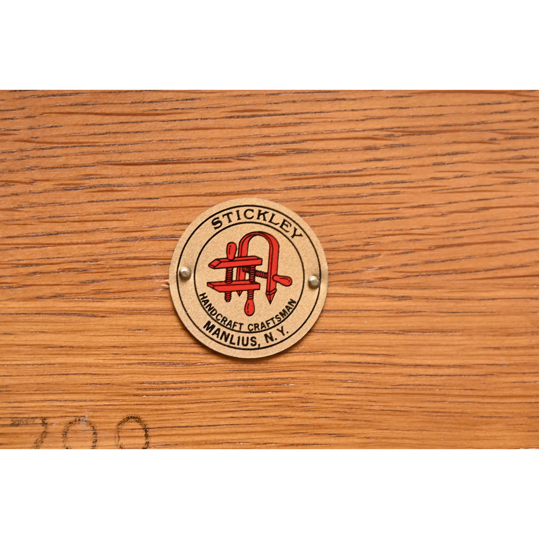Stickley Mission Oak Arts & Crafts Extension Dining Table - Image 10