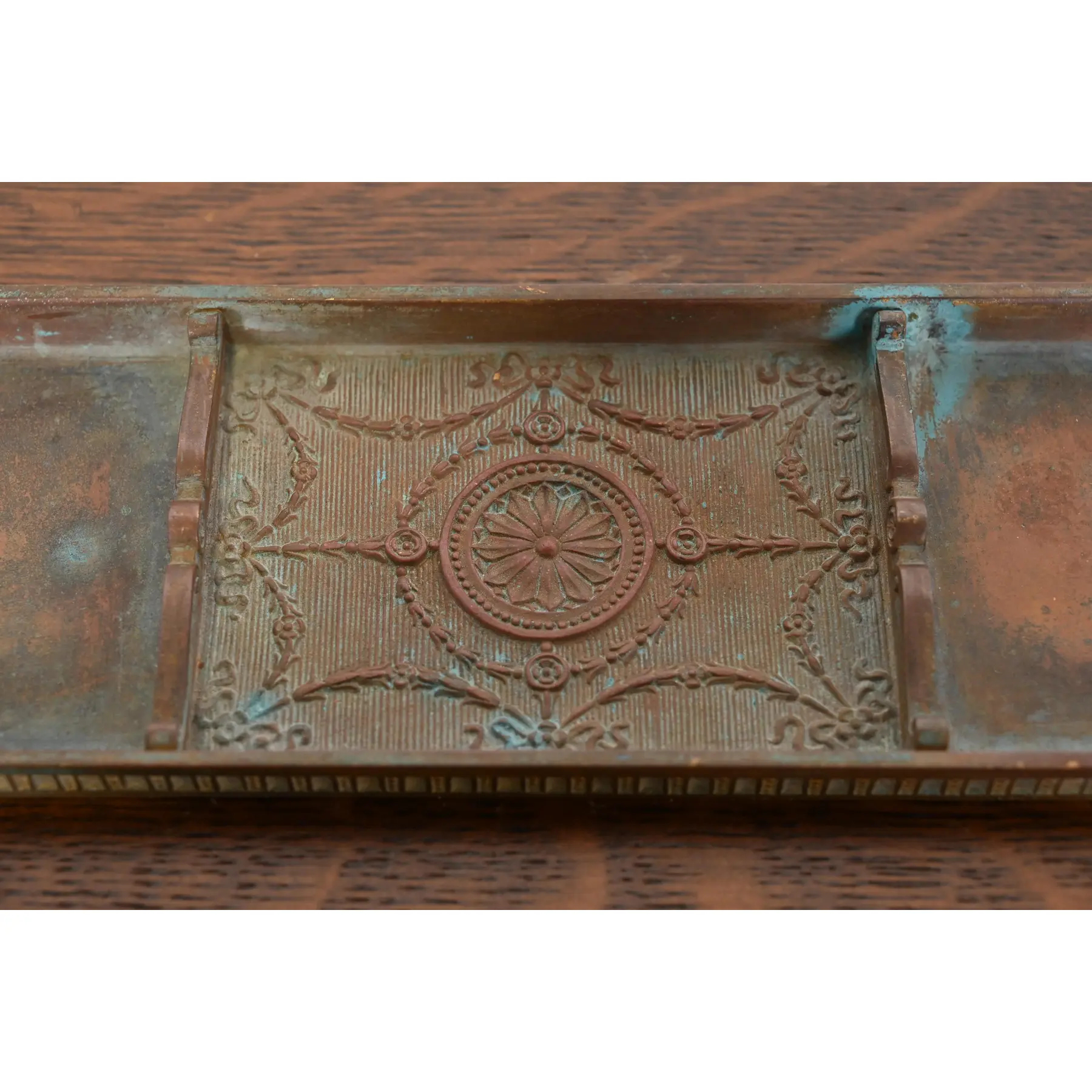 Tiffany Studios New York Adam Bronze Pen Tray - Image 6