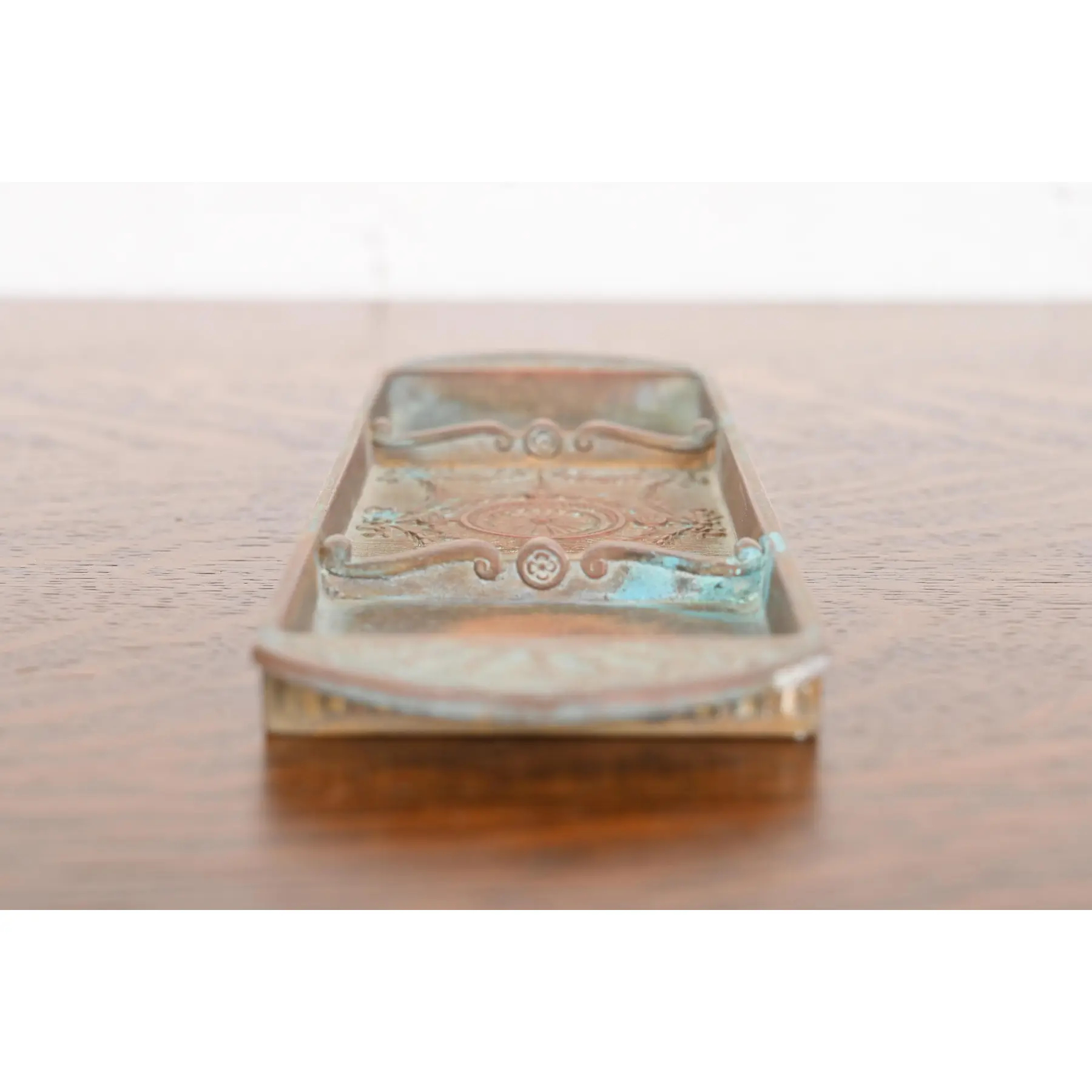 Tiffany Studios New York Adam Bronze Pen Tray - Image 8