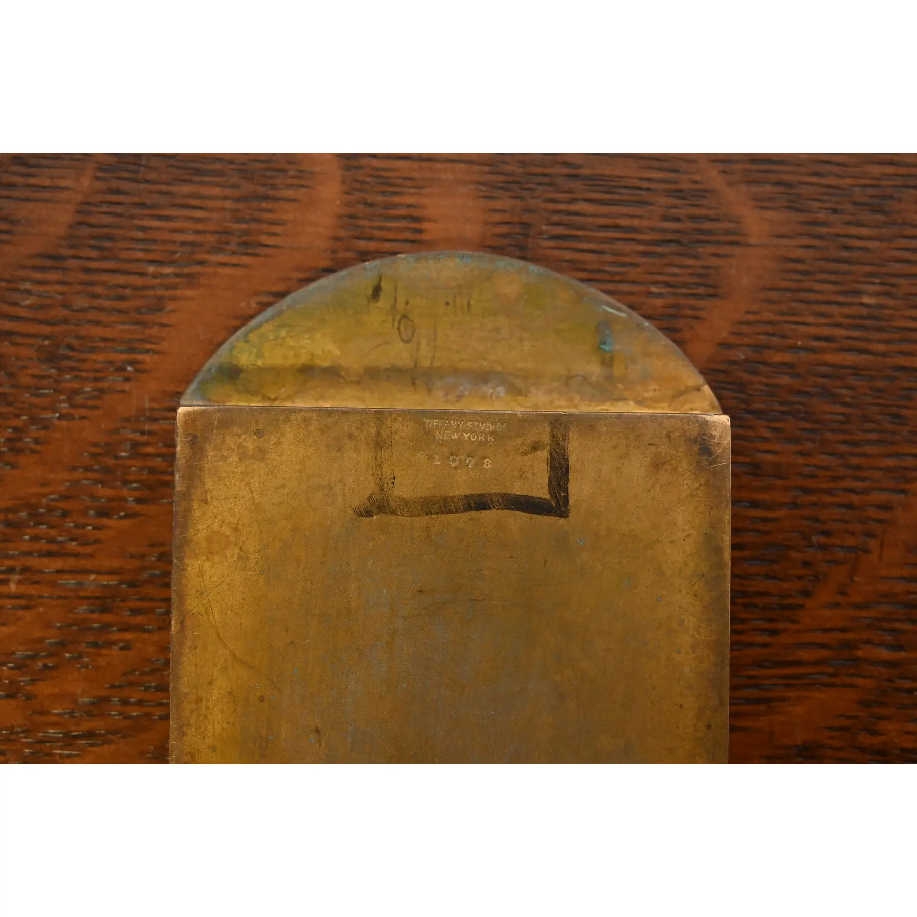 Tiffany Studios New York Adam Bronze Pen Tray - Image 10
