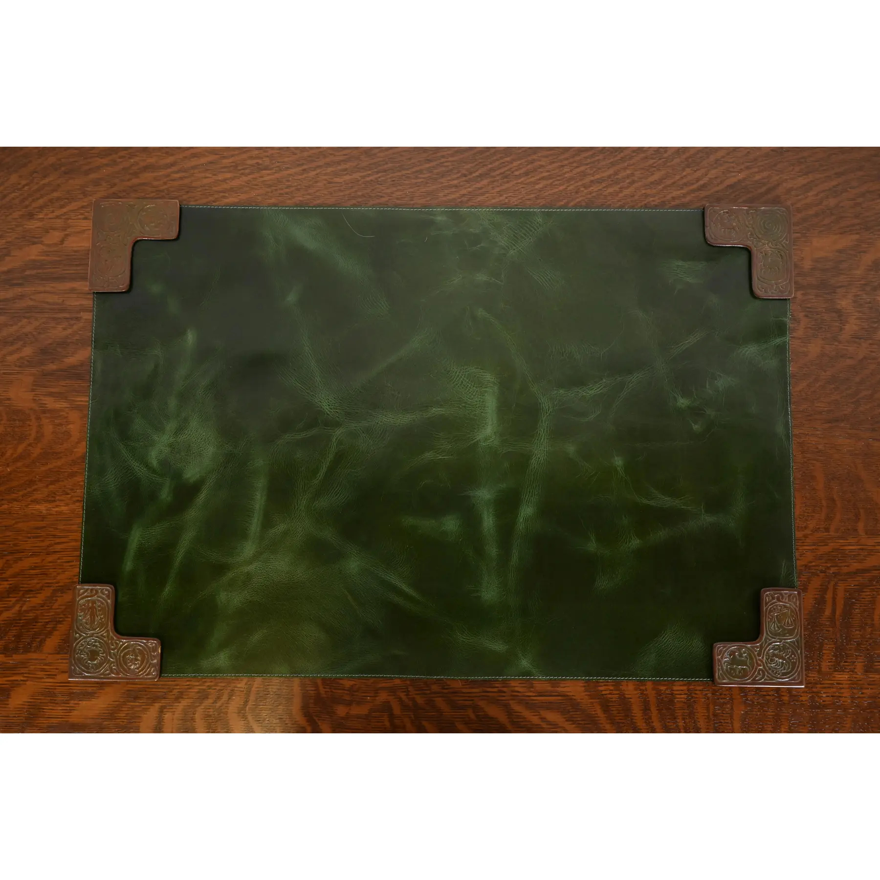 Tiffany Studios New York Zodiac Bronze Nine-Piece Desk Set, Circa 1910 - Image 11
