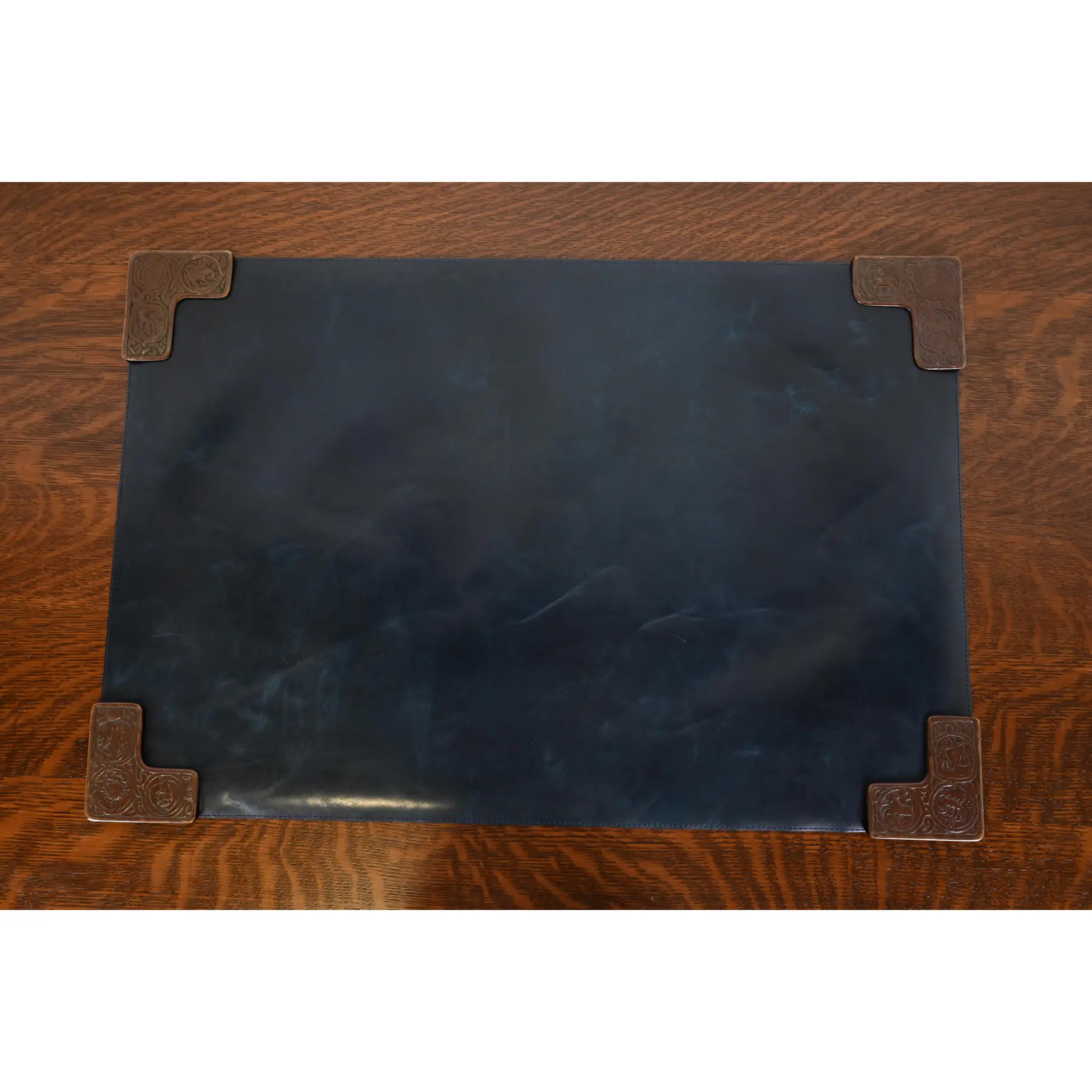 Tiffany Studios New York Zodiac Bronze Six-Piece Desk Set, Circa 1910 - Image 10