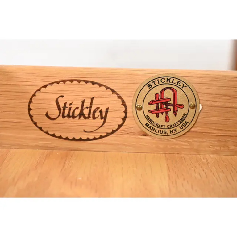 Stickley Mission Oak Arts & Crafts Double-Sided Spindle Coffee Table - Image 7