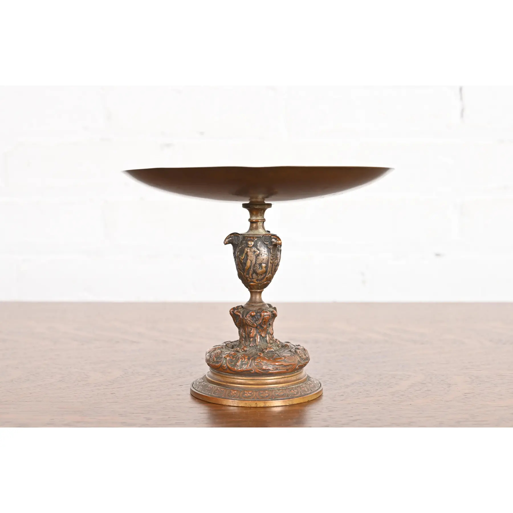 Tiffany & Co. Antique Neoclassical Bronze Compote Dish or Tazza - Image 2