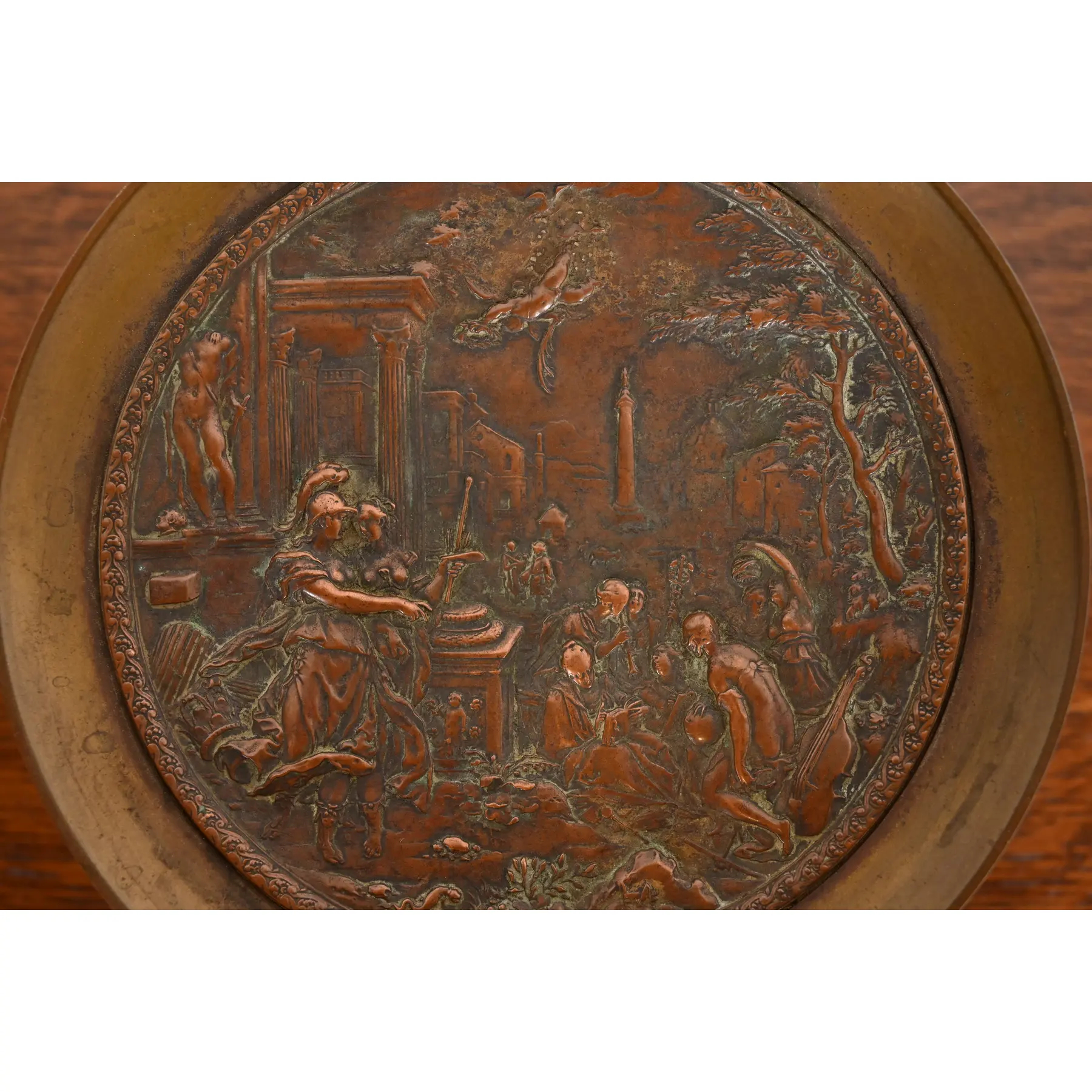 Tiffany & Co. Antique Neoclassical Bronze Compote Dish or Tazza - Image 4