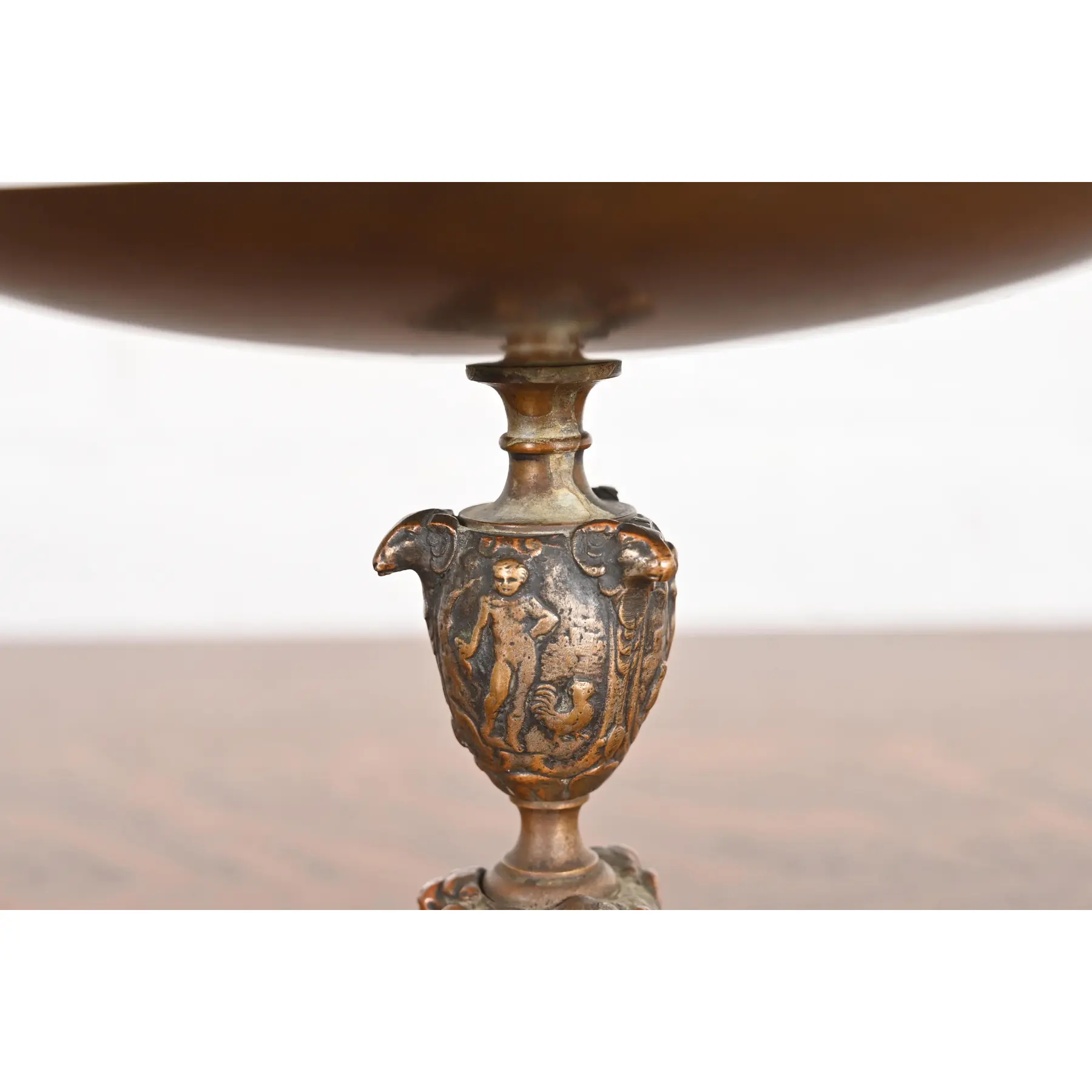 Tiffany & Co. Antique Neoclassical Bronze Compote Dish or Tazza - Image 5