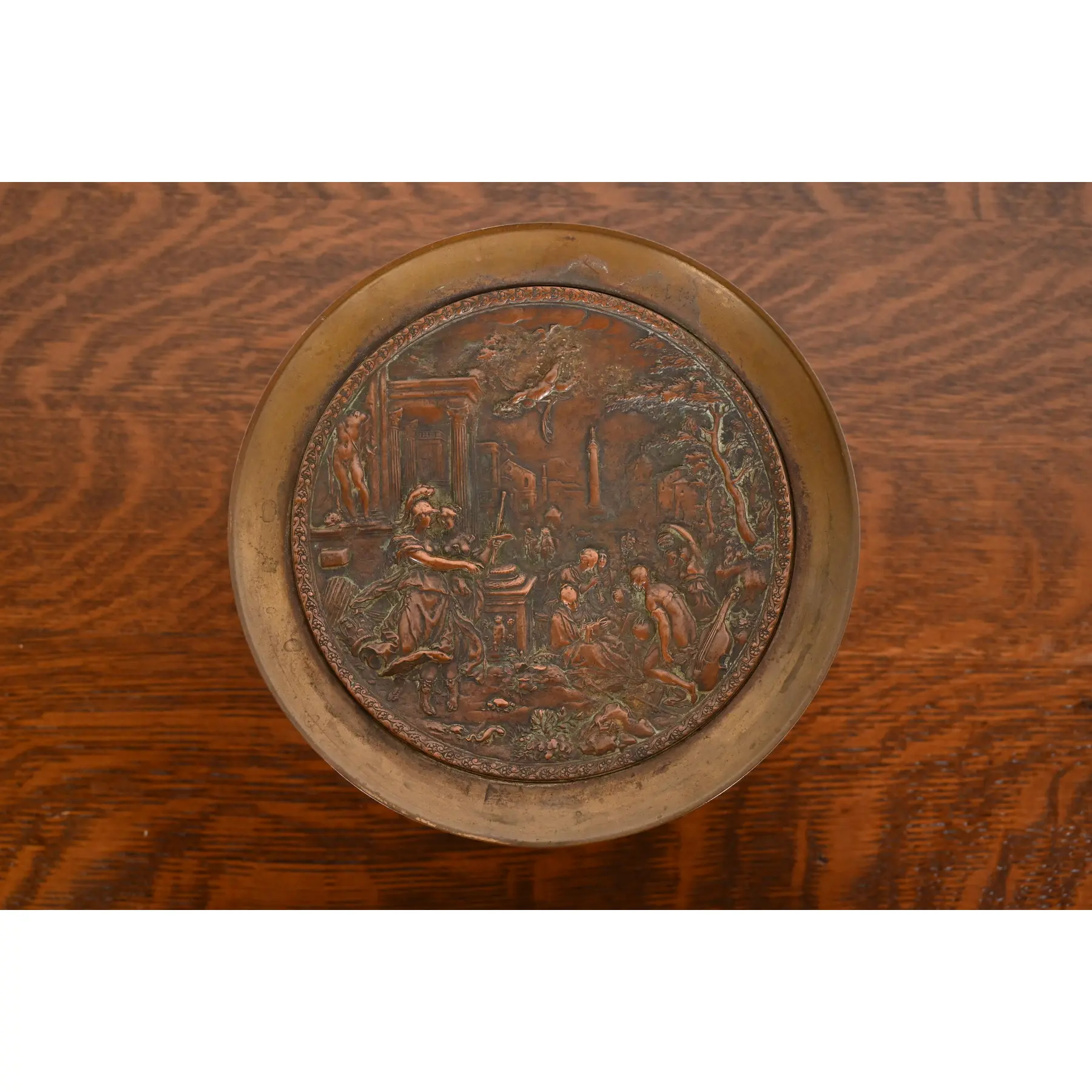 Tiffany & Co. Antique Neoclassical Bronze Compote Dish or Tazza - Image 3
