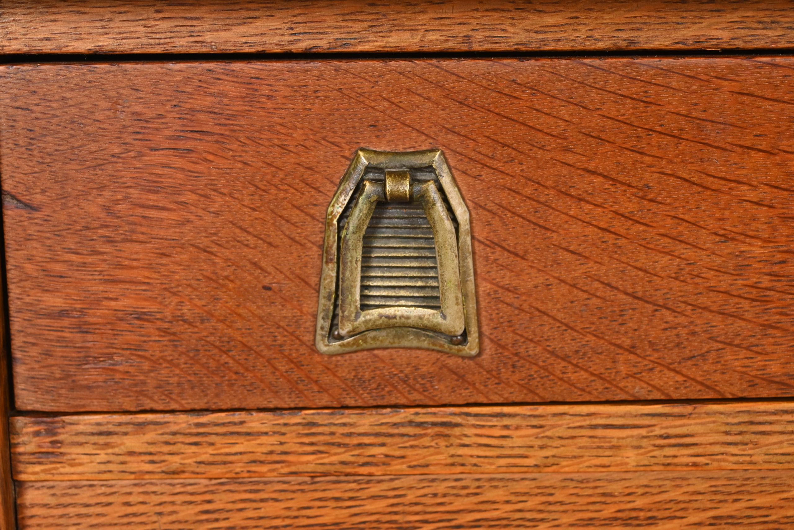 Lifetime Furniture Antique Mission Oak Arts & Crafts Puritan Buffet Server or Console Table, Circa 1900 - Image 7