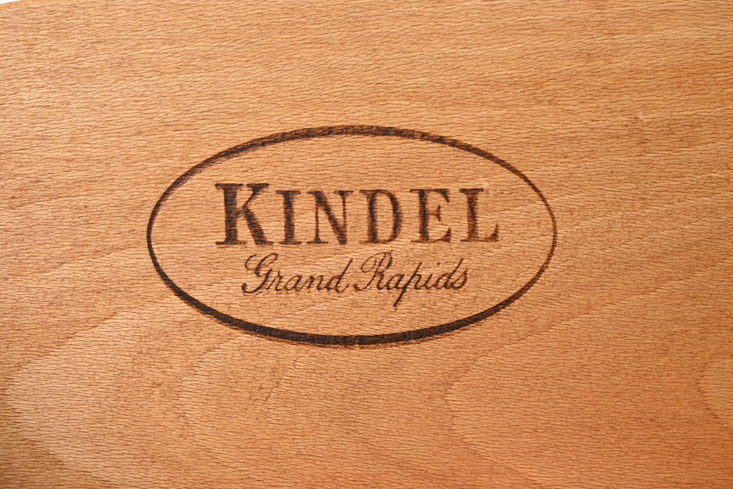 Kindel Furniture French Provincial Louis XV Solid Cherry Wood Sideboard or Bar Cabinet - Image 8