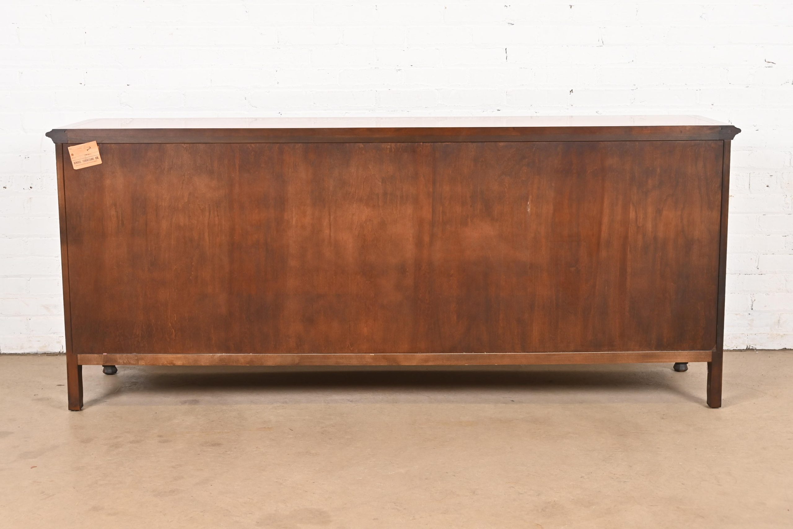 Kindel Furniture French Provincial Louis XV Solid Cherry Wood Sideboard or Bar Cabinet - Image 10