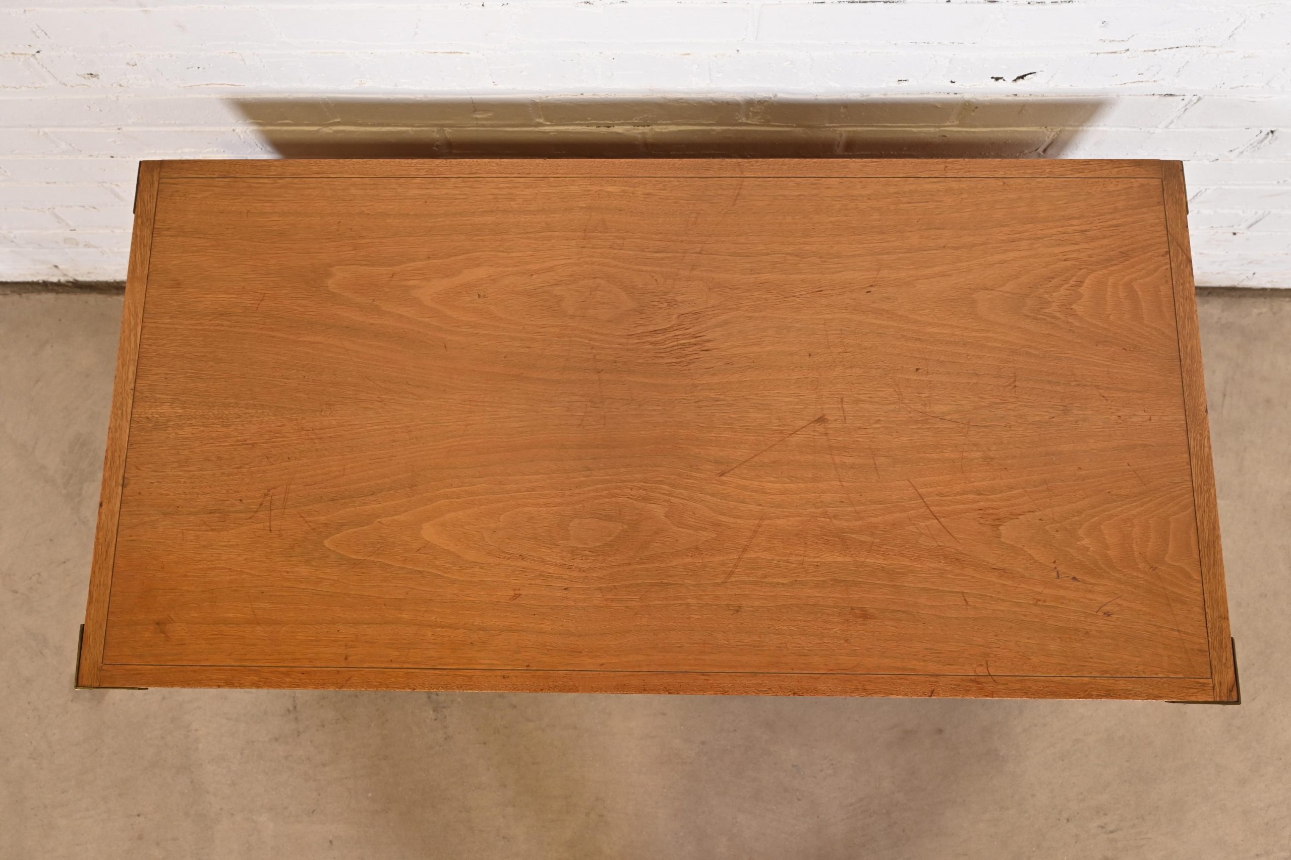 Michael Taylor for Baker Furniture Hollywood Regency Campaign Commode or Chest of Drawers, Circa 1950s - Image 9