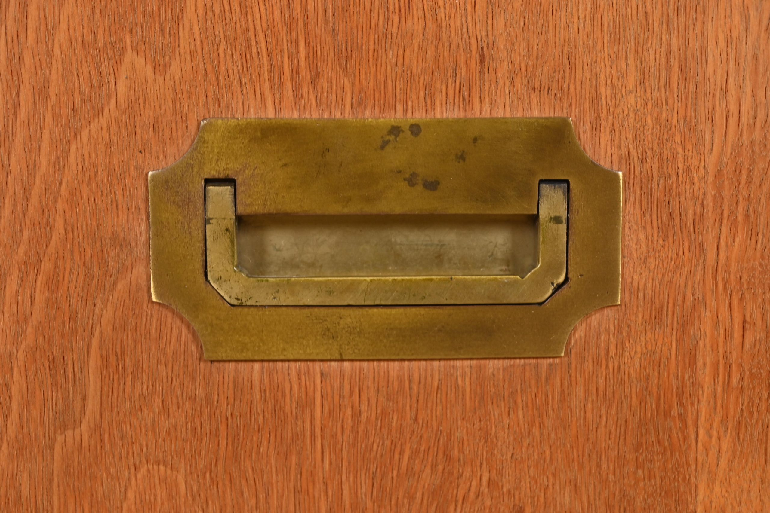 Michael Taylor for Baker Furniture Hollywood Regency Campaign Commode or Chest of Drawers, Circa 1950s - Image 7
