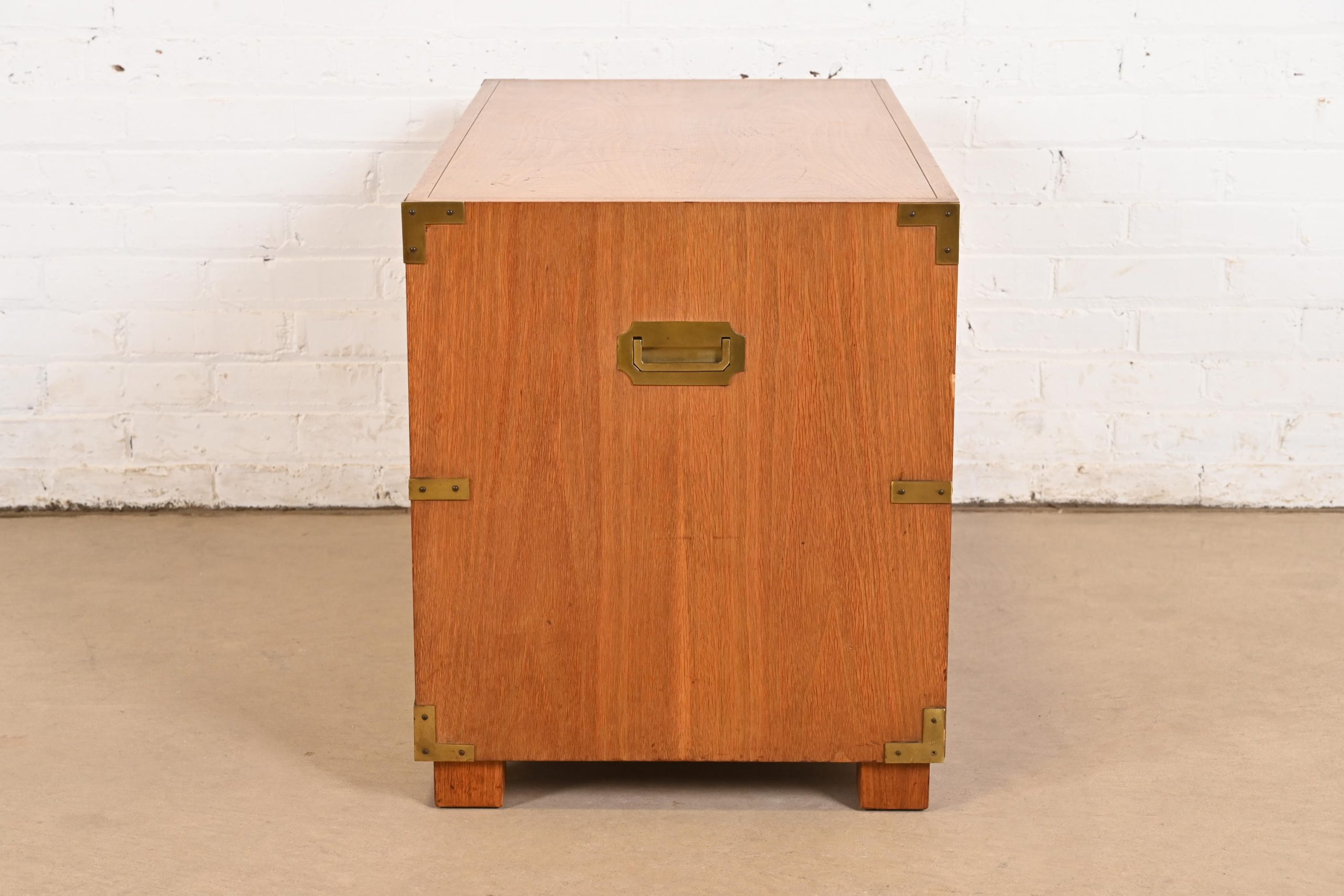 Michael Taylor for Baker Furniture Hollywood Regency Campaign Commode or Chest of Drawers, Circa 1950s - Image 10