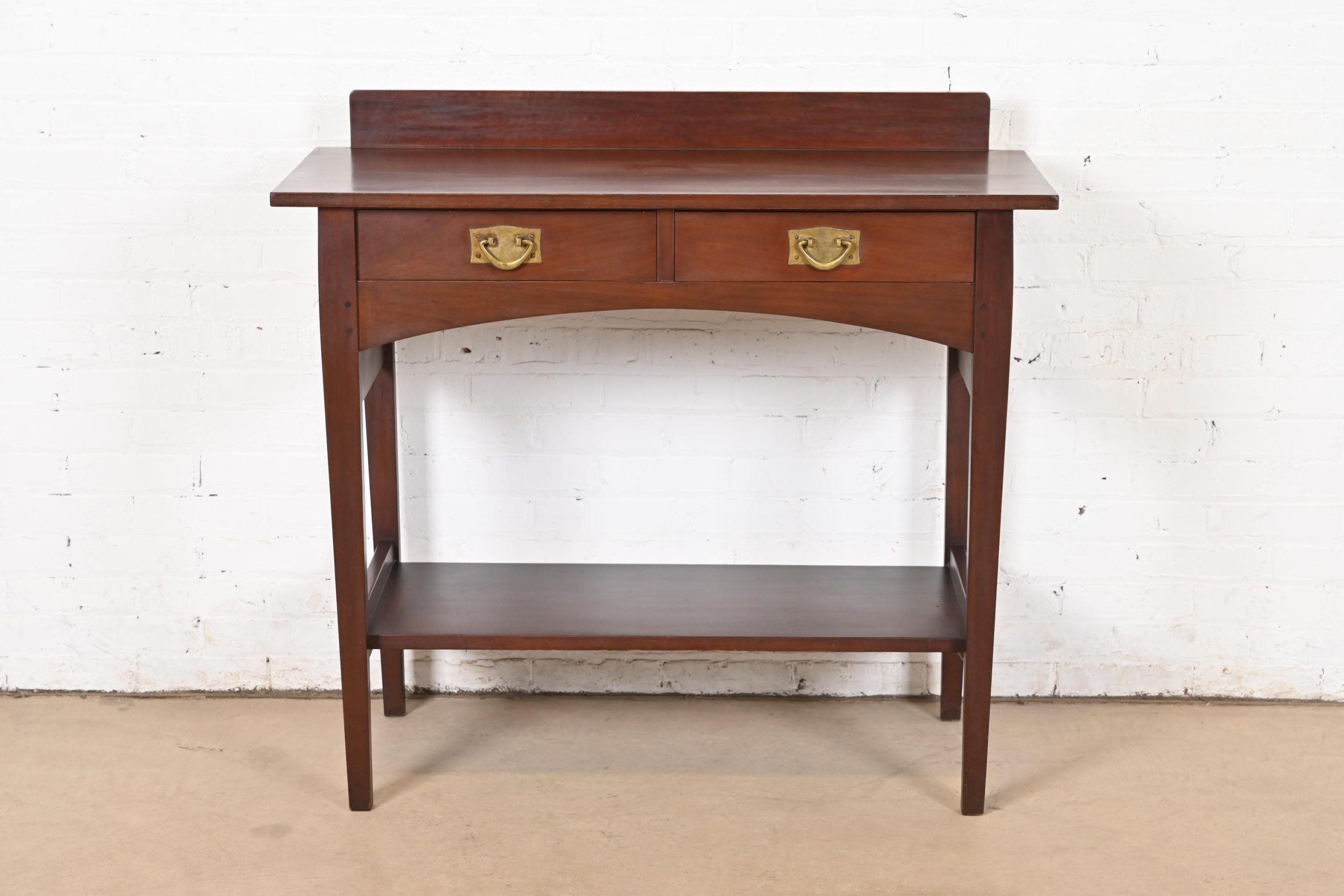 Harvey Ellis for Gustav Stickley Antique Mission Arts & Crafts Mahogany Buffet Server, Circa 1900 - Image 2