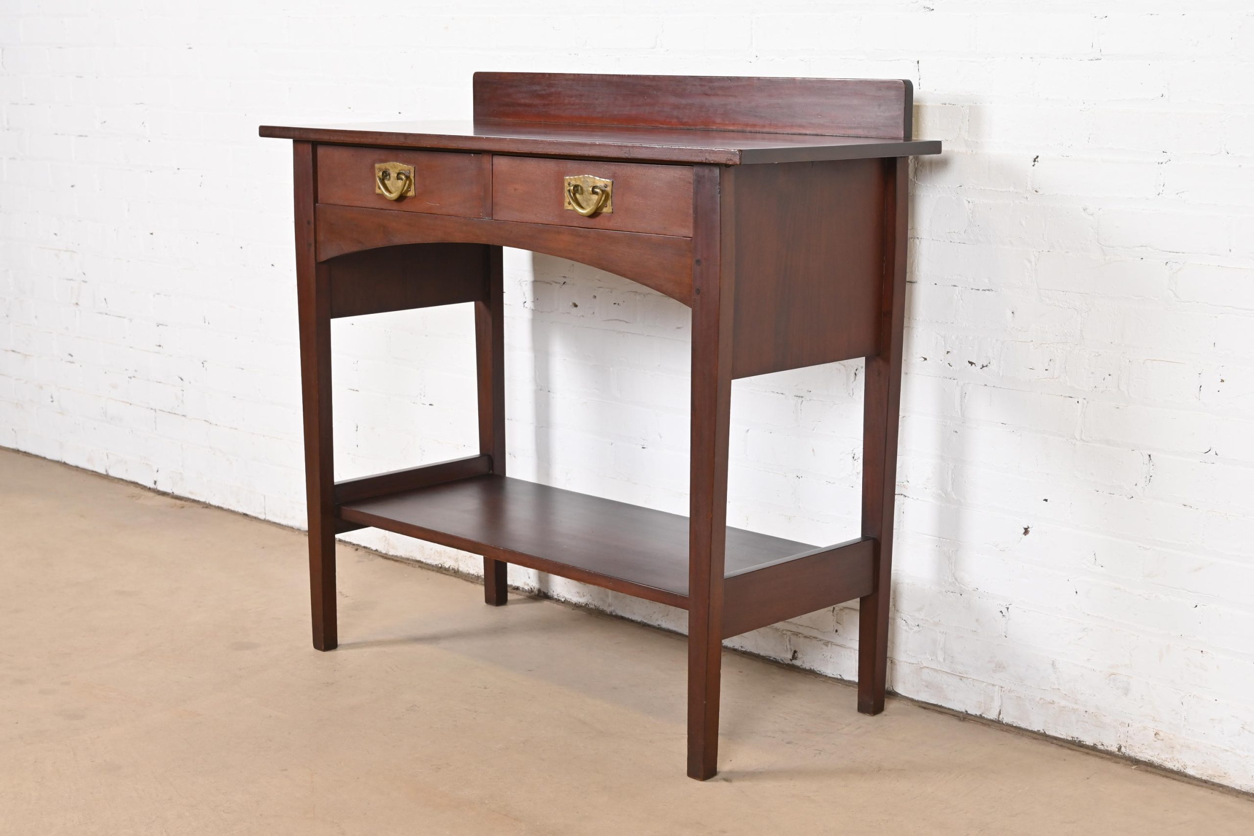 Harvey Ellis for Gustav Stickley Antique Mission Arts & Crafts Mahogany Buffet Server, Circa 1900 - Image 3