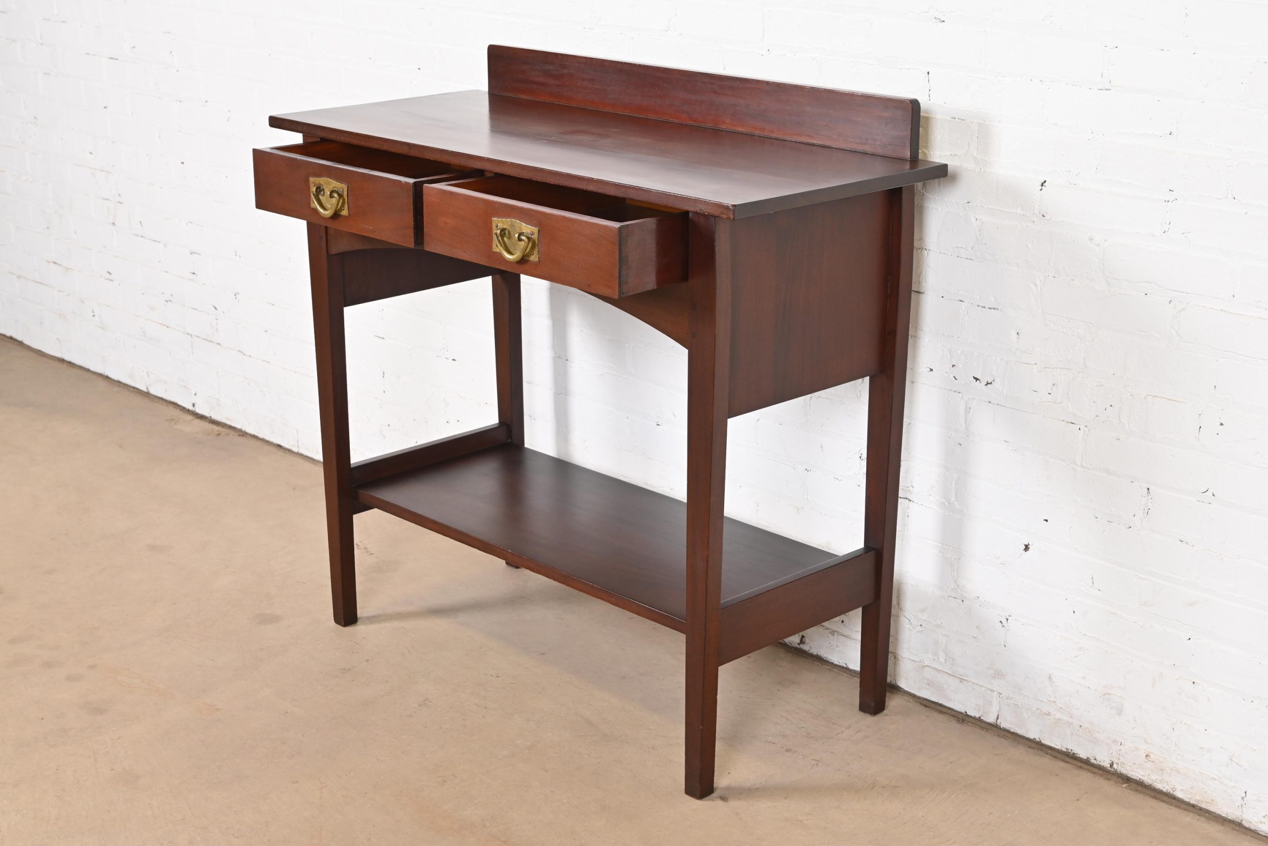 Harvey Ellis for Gustav Stickley Antique Mission Arts & Crafts Mahogany Buffet Server, Circa 1900 - Image 6