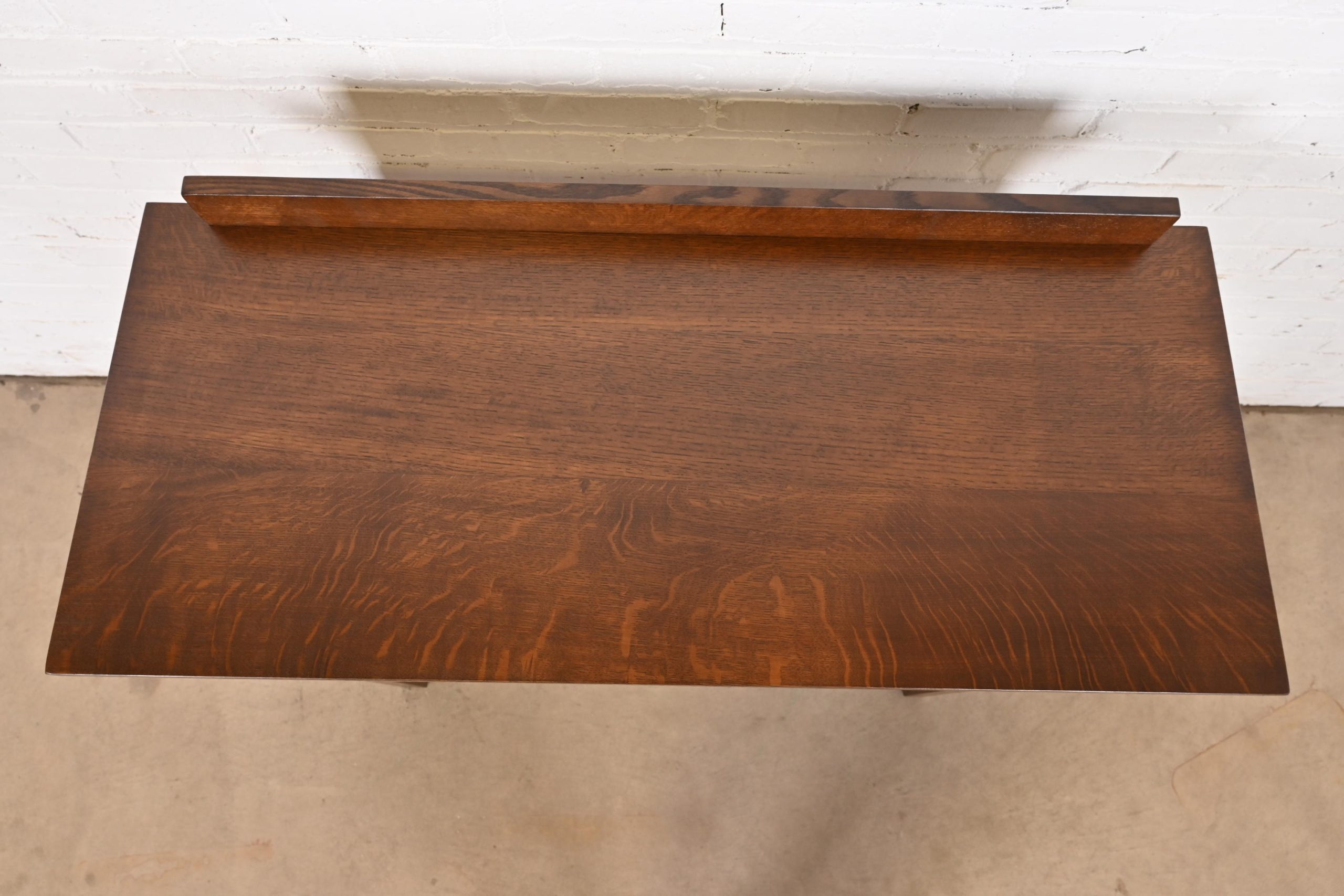 Gustav Stickley Antique Mission Oak Arts & Crafts Buffet Server, Newly Refinished - Image 9
