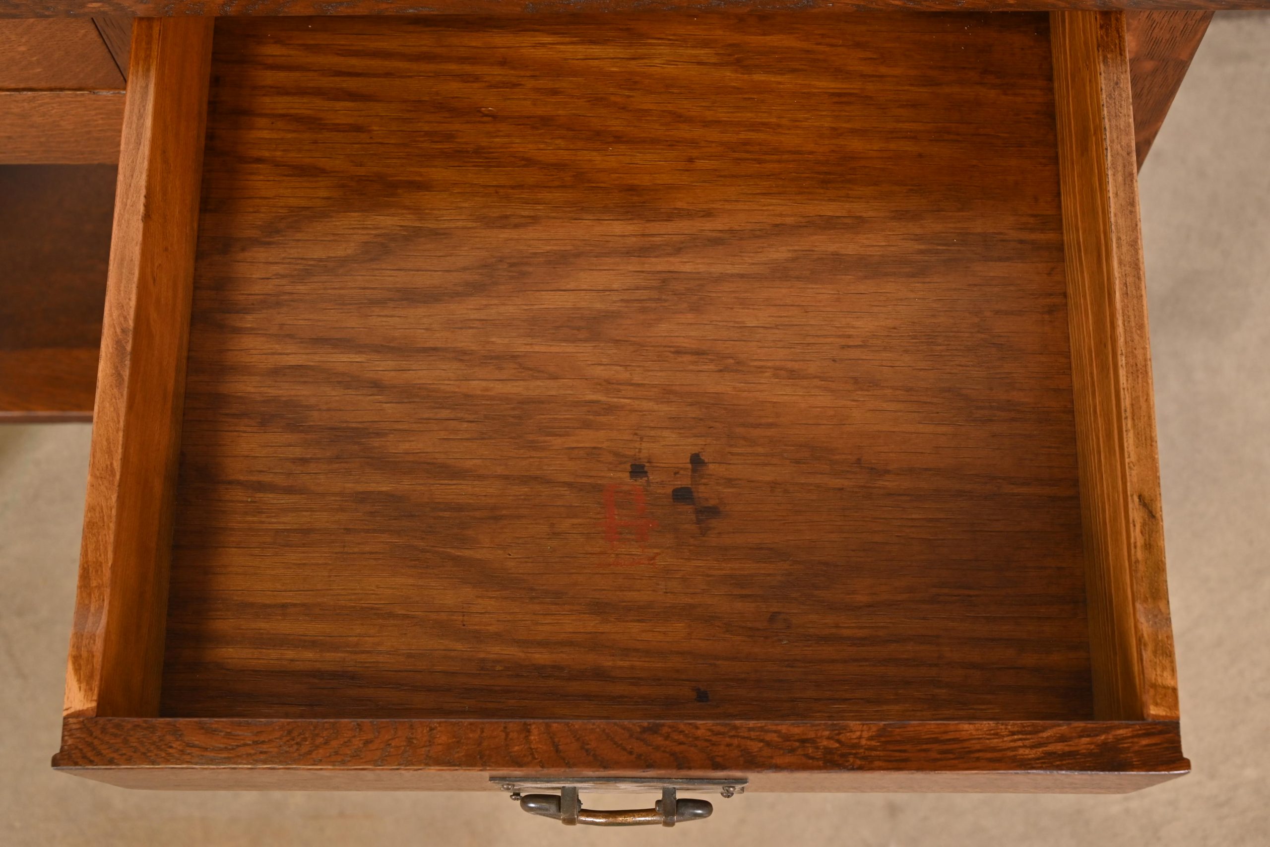 Gustav Stickley Antique Mission Oak Arts & Crafts Buffet Server, Newly Refinished - Image 6