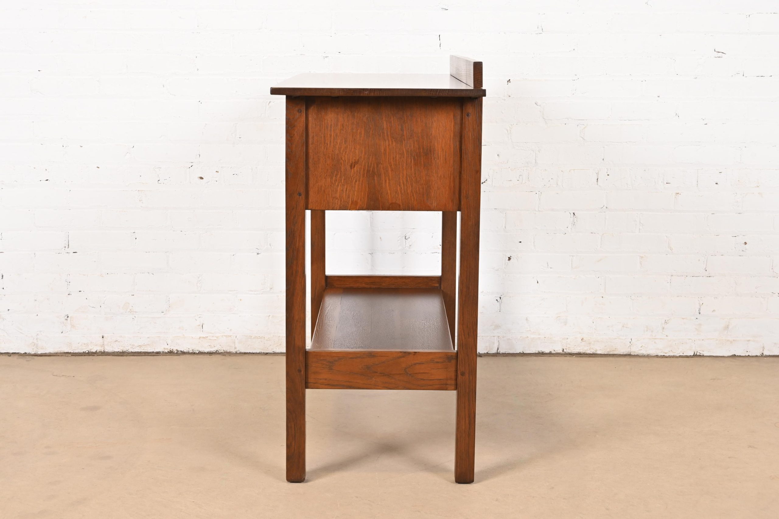 Gustav Stickley Antique Mission Oak Arts & Crafts Buffet Server, Newly Refinished - Image 10