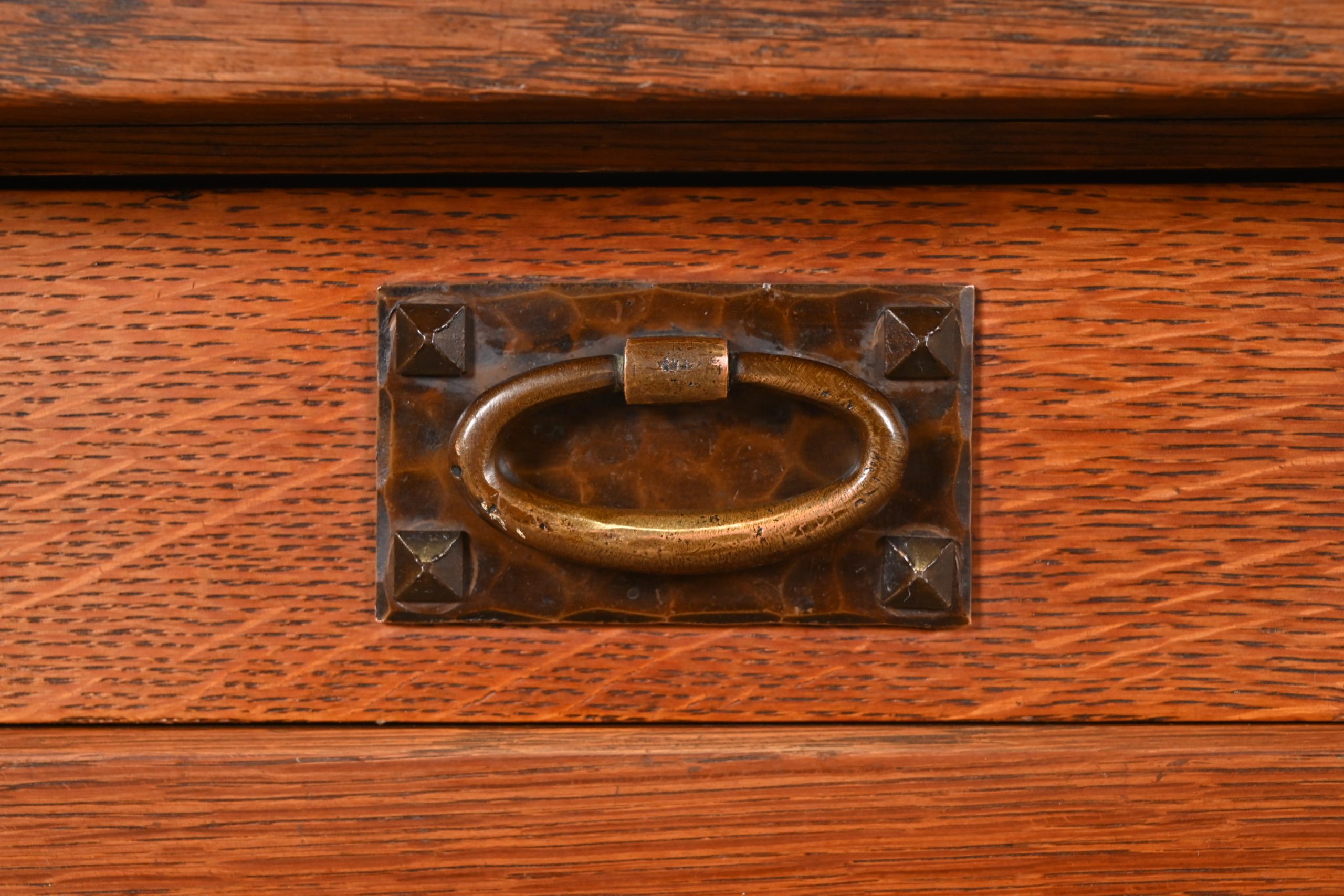 Gustav Stickley Mission Oak Arts & Crafts Writing Desk or Library Table, Circa 1910 - Image 6