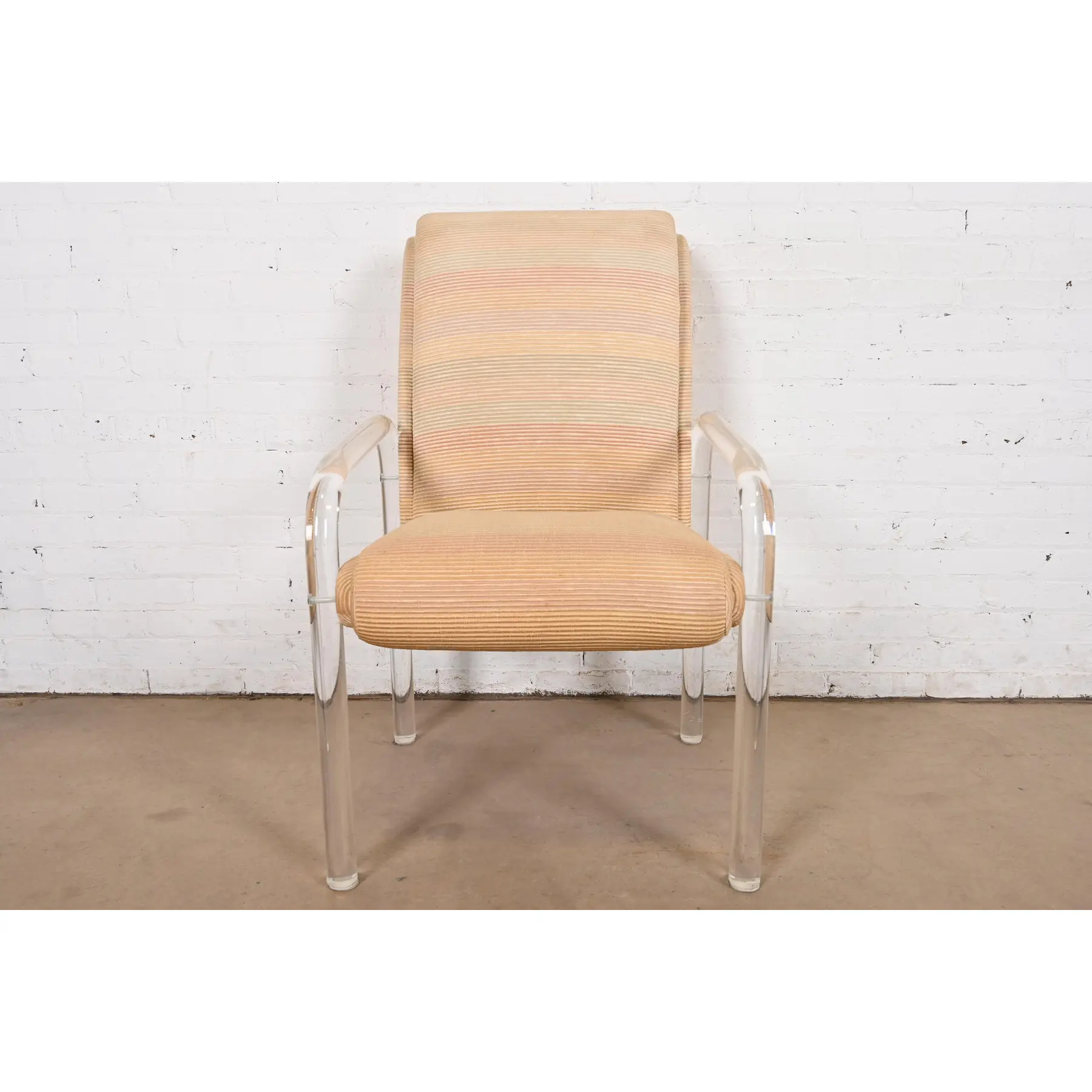 Leon Frost for Lion in Frost Modern Art Deco Lucite Armchairs, Set of Six - Image 6