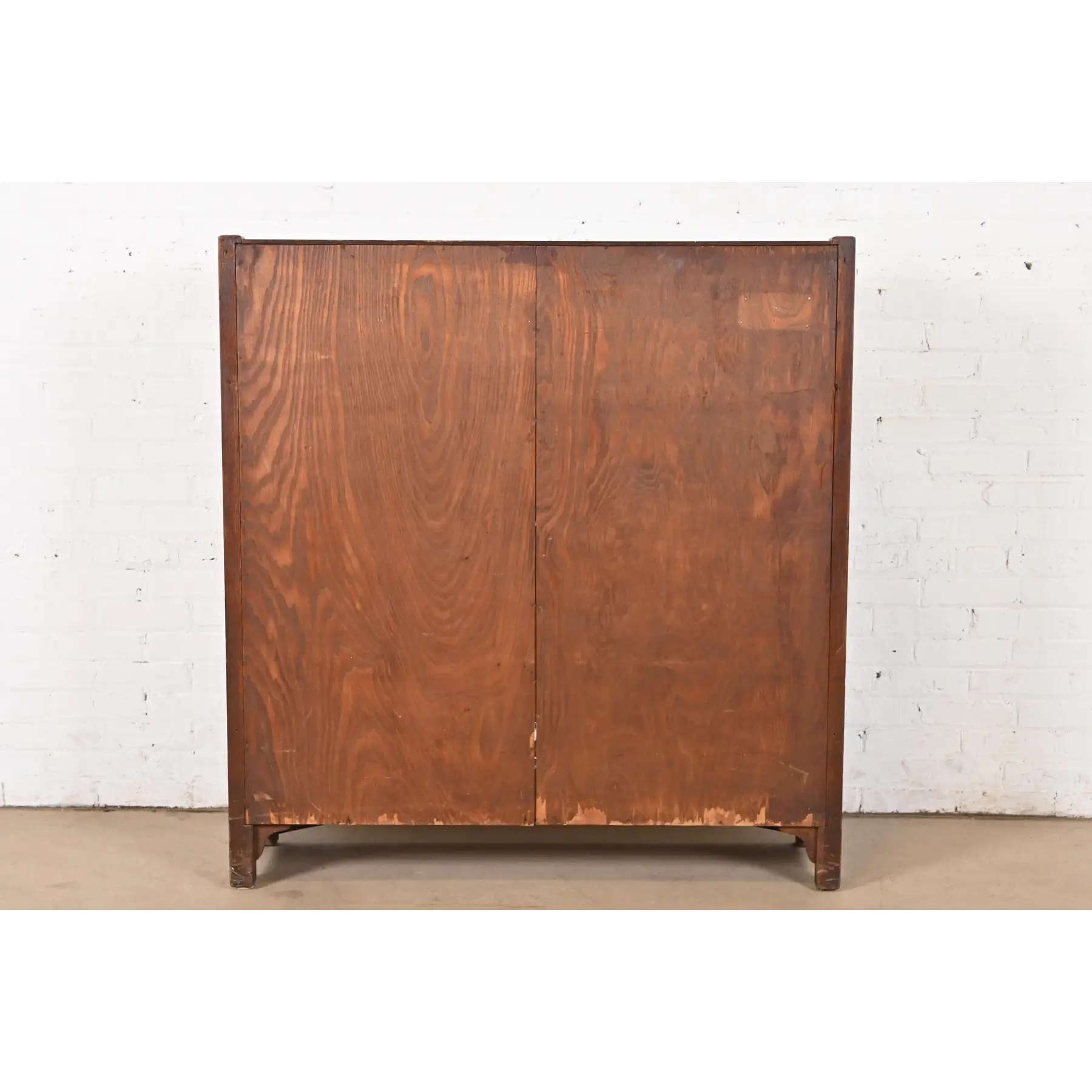 Lifetime Furniture Mission Oak Arts and Crafts Double Bookcase, Circa 1900 - Image 10