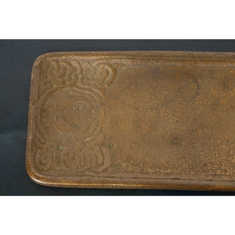 Tiffany Studios New York Zodiac Bronze Pen Tray - Image 6