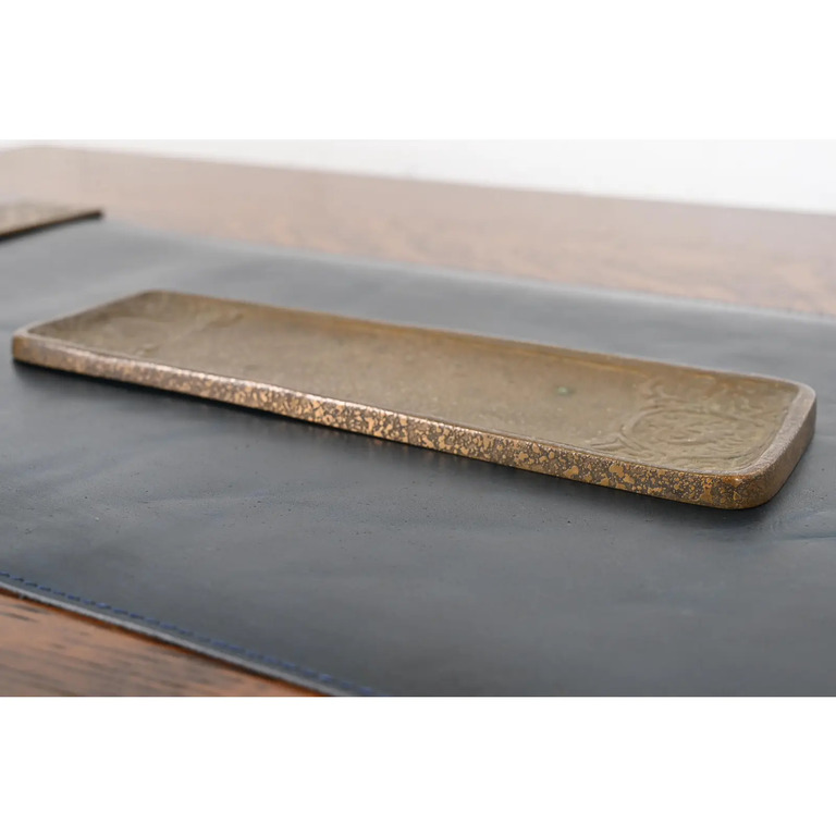 Tiffany Studios New York Zodiac Bronze Pen Tray - Image 4