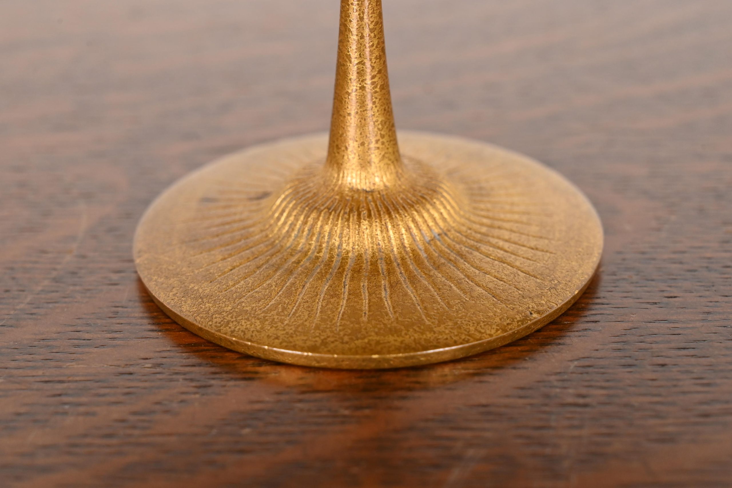 Tiffany Studios New York Bronze Doré Footed Bowl or Compote Dish - Image 5