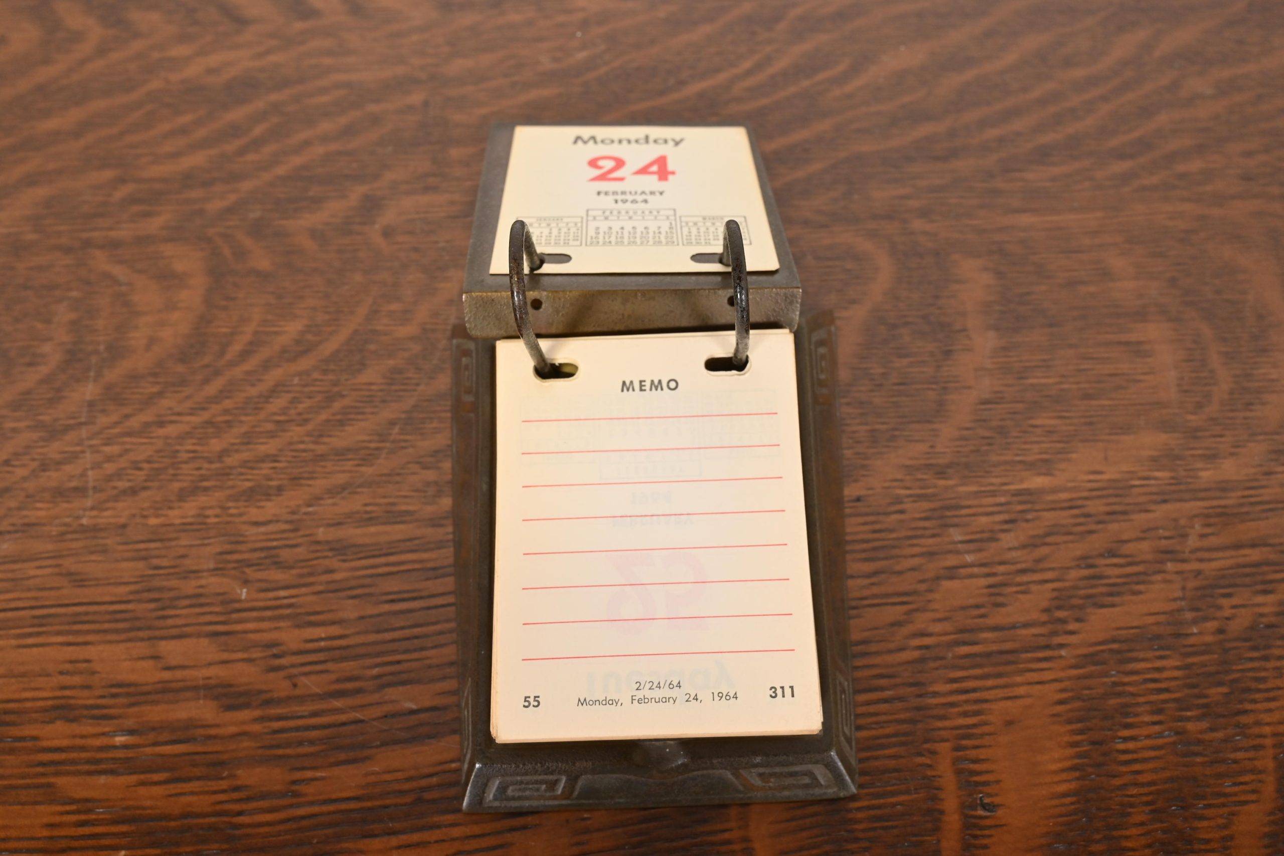 Tiffany Studios New York Zodiac Bronze Perpetual Desk Calendar, Circa 1910 - Image 8