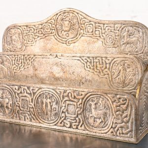 Tiffany Studios New York Zodiac Pattern Bronze Letter Rack