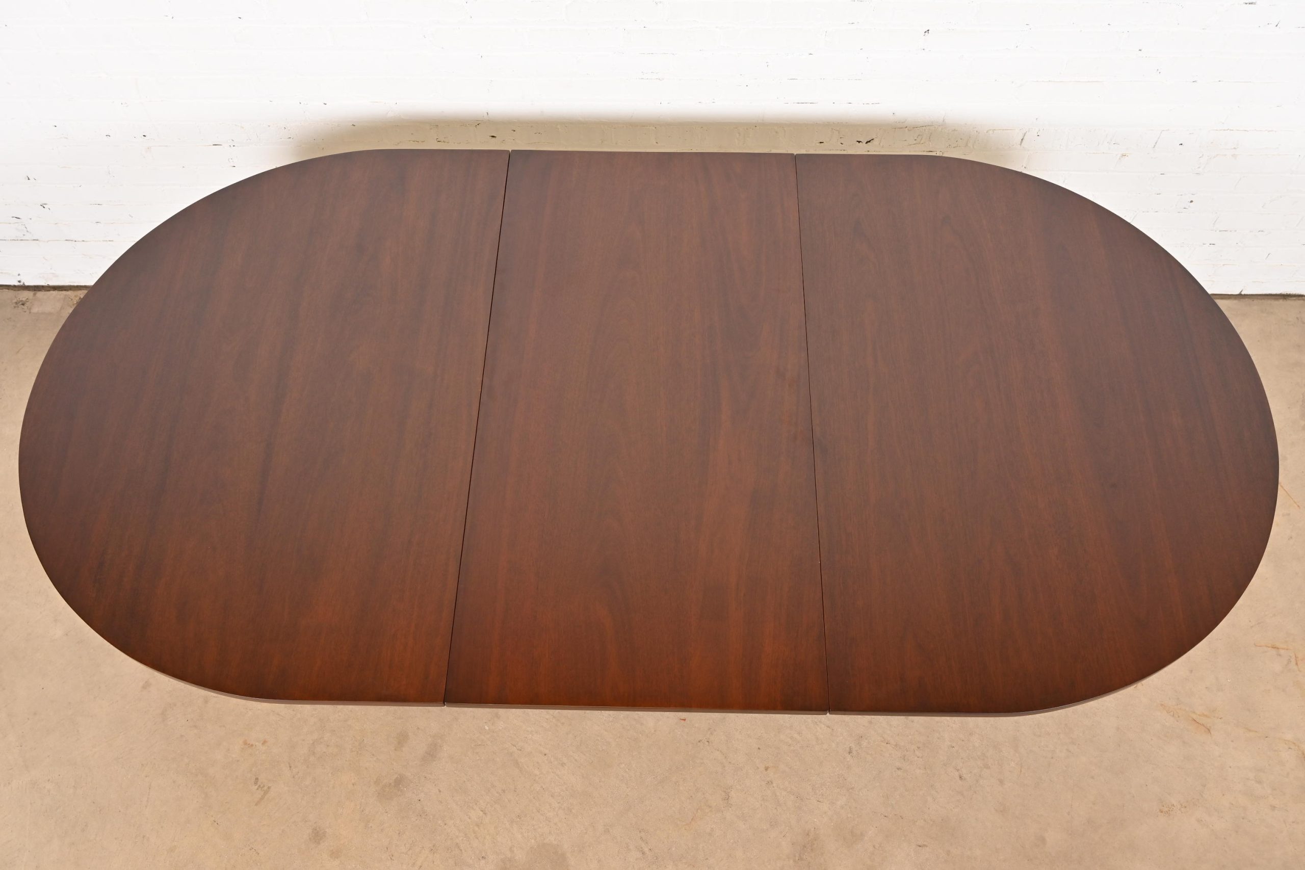 Kittinger Georgian Solid Mahogany Double Pedestal Extension Dining Table, Newly Refinished - Image 5