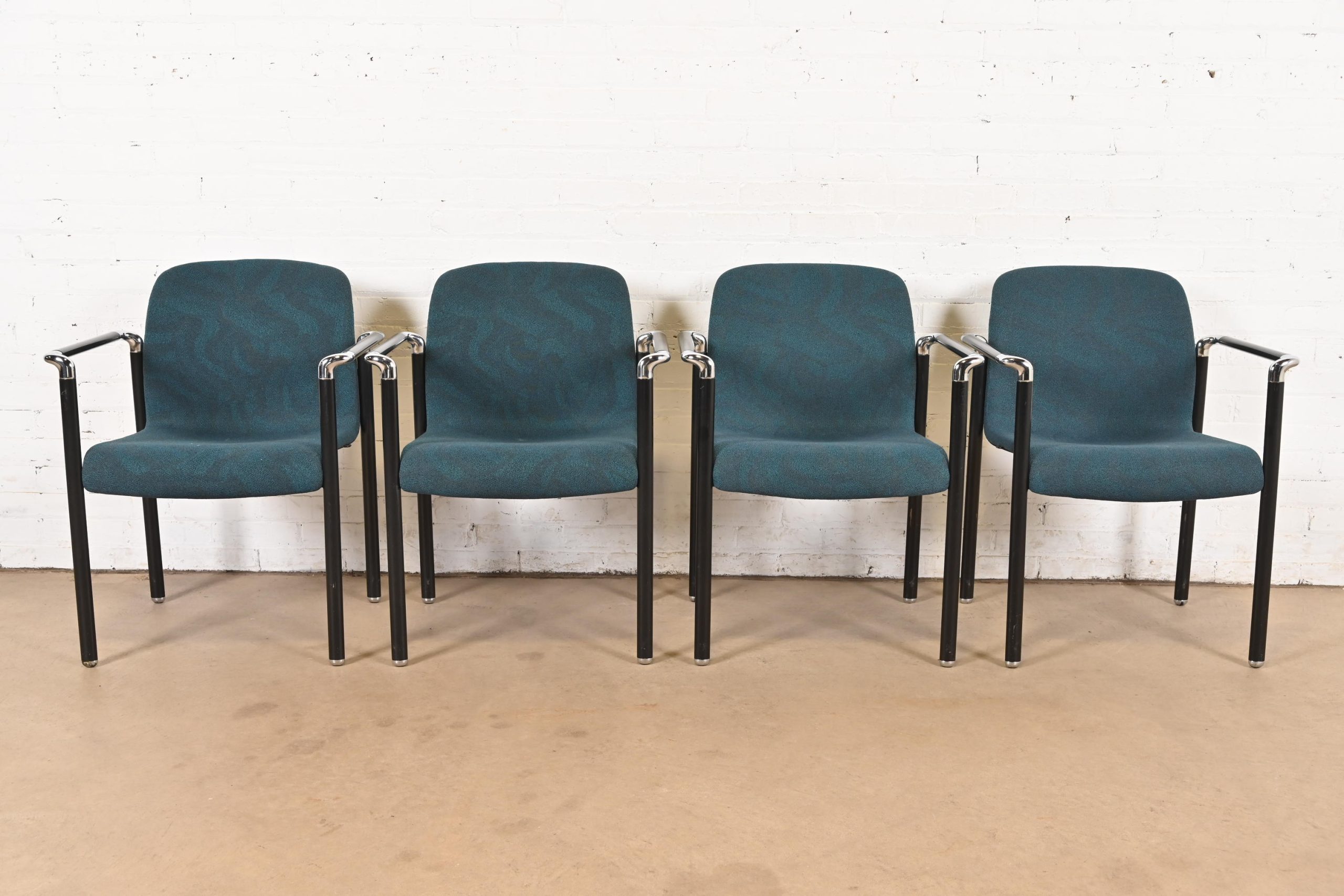Herman Miller Modern Stacking Armchairs, Set of Four - Image 2