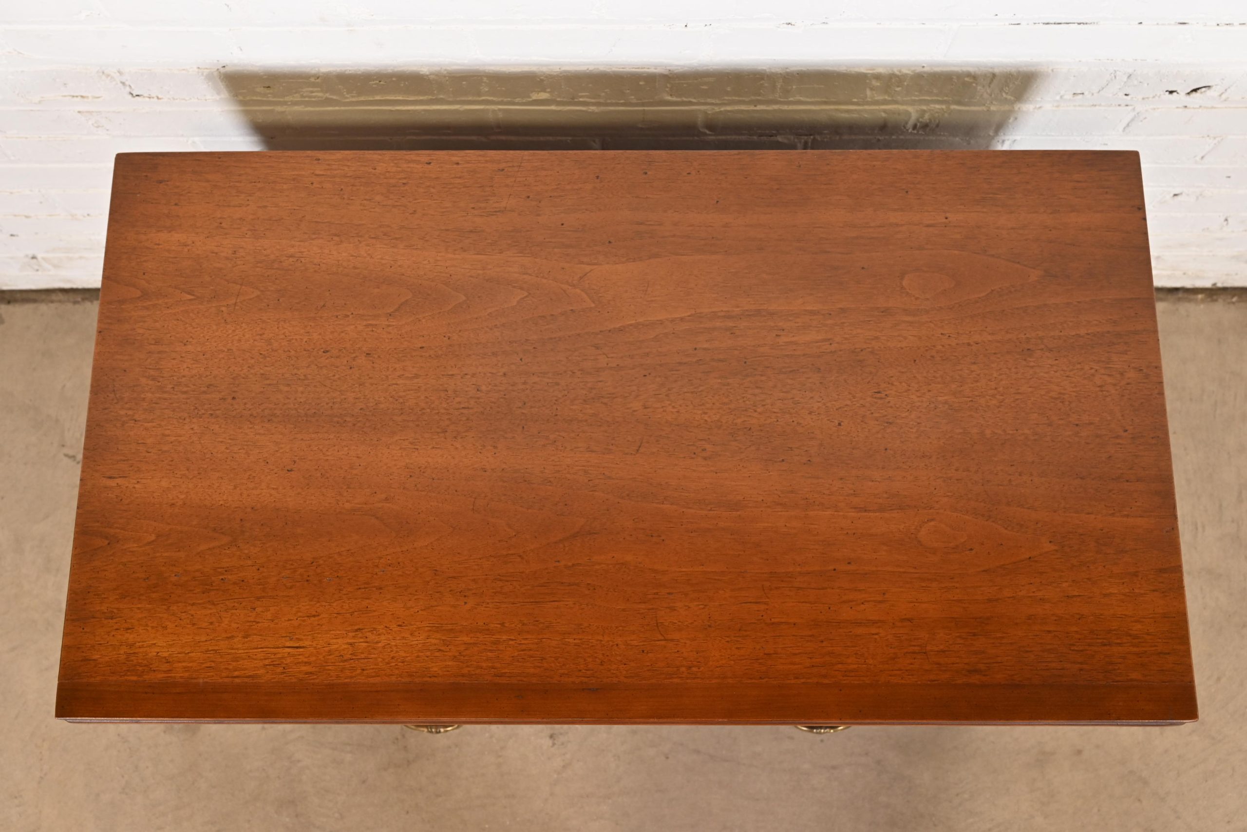 Henredon French Provincial Louis XV Carved Walnut Buffet Server or Bar Cabinet, Circa 1960s - Image 8