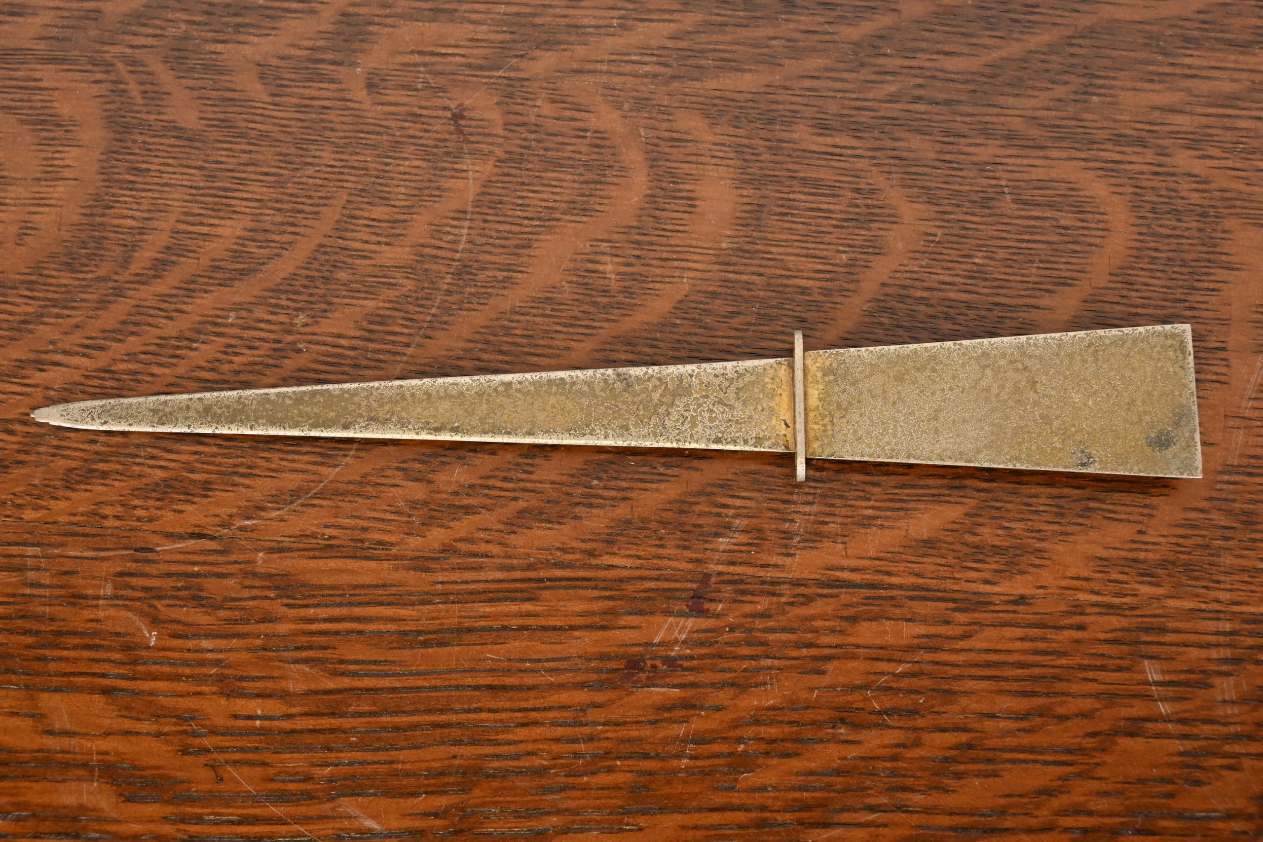Silver Crest Arts & Crafts Bronze Letter Opener - Image 9