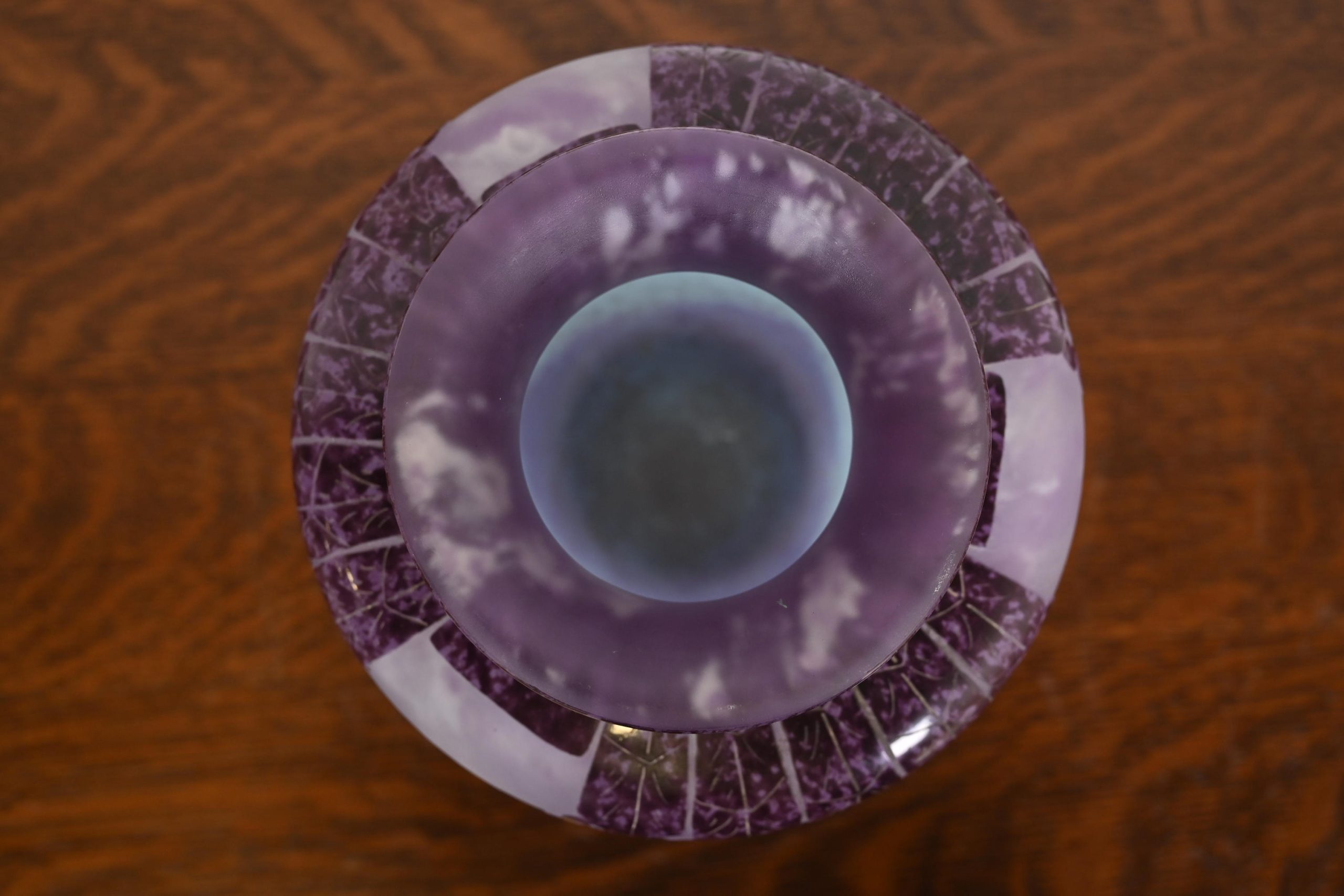Art Deco Cameo Glass Vase by Charles Schneider for Le Verre Français, 1920s - Image 5