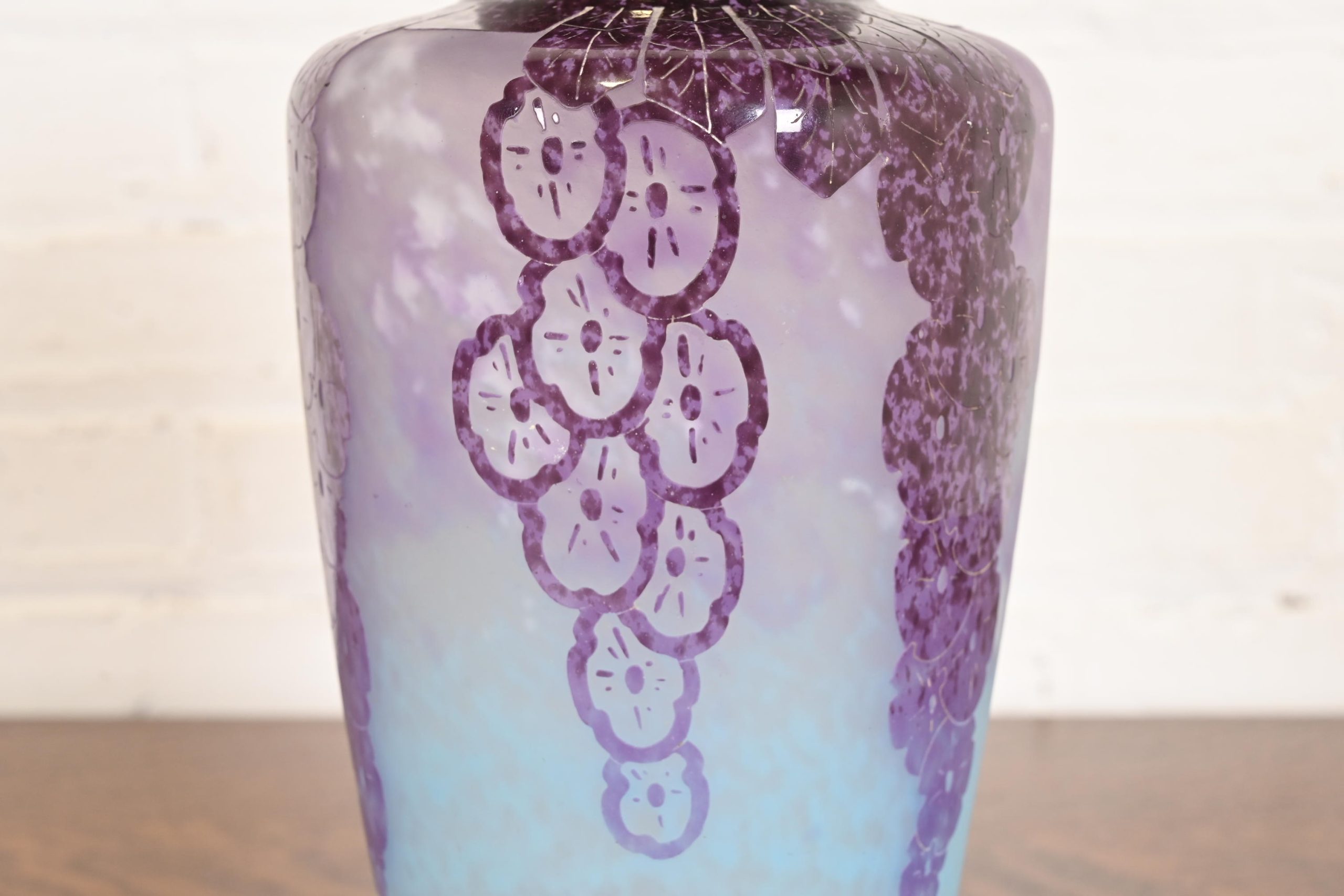 Art Deco Cameo Glass Vase by Charles Schneider for Le Verre Français, 1920s - Image 7