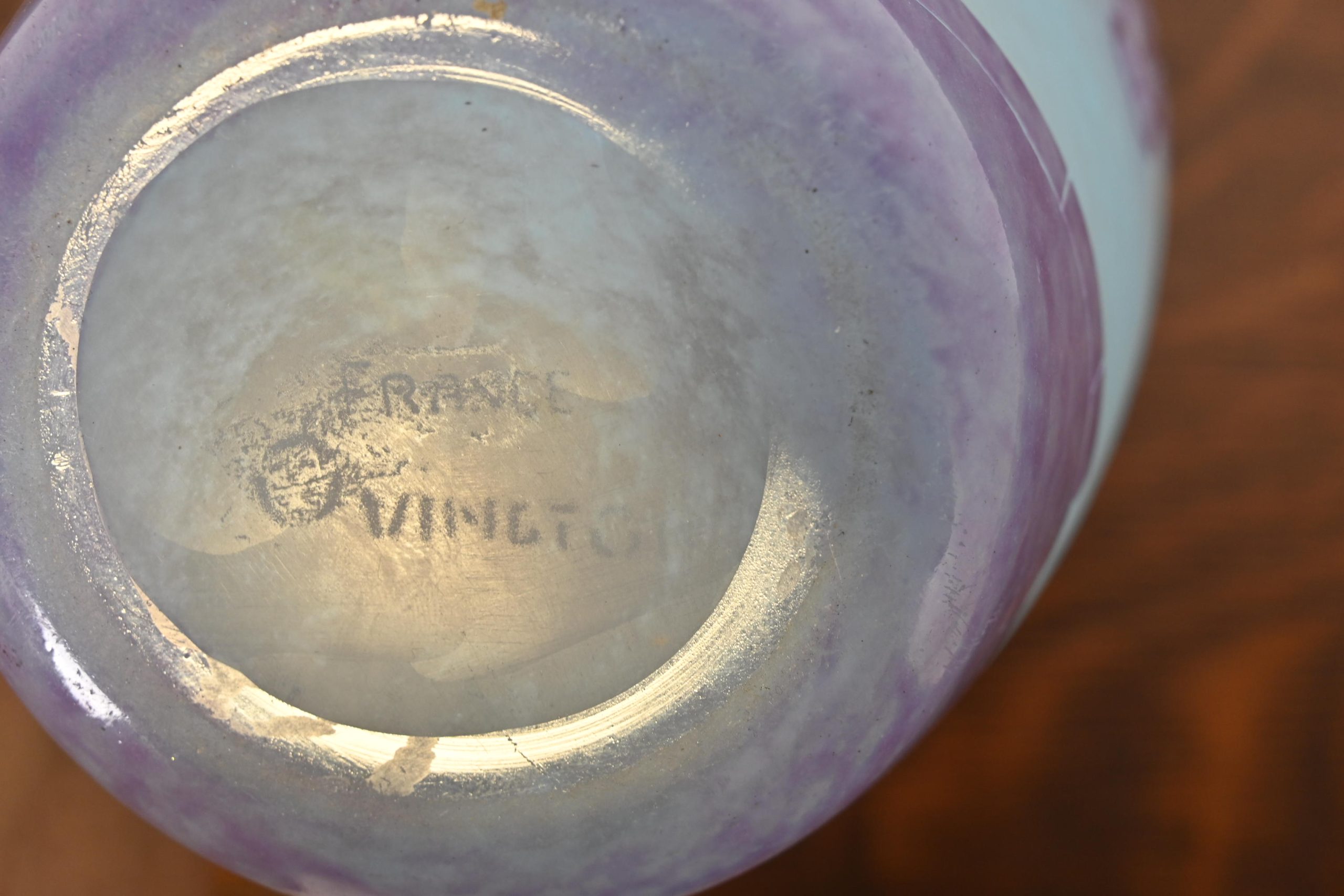 Art Deco Cameo Glass Vase by Charles Schneider for Le Verre Français, 1920s - Image 11