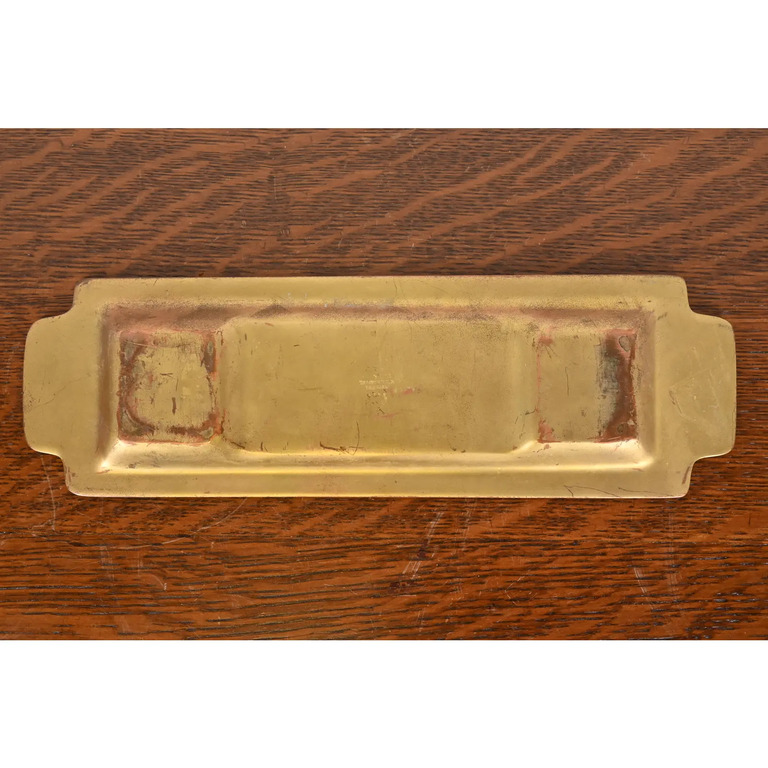 Tiffany Studios New York Chinese Pattern Bronze Pen Tray - Image 9
