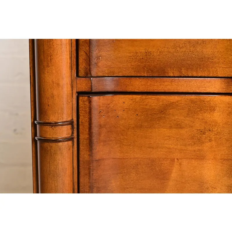 Drexel Heritage French Empire Carved Fruitwood Lingerie Chest or Semainier - Image 10