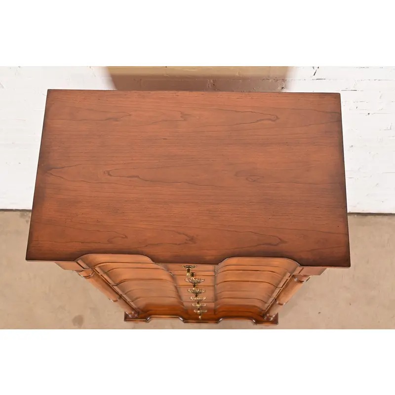 Drexel Heritage French Empire Carved Fruitwood Lingerie Chest or Semainier - Image 12