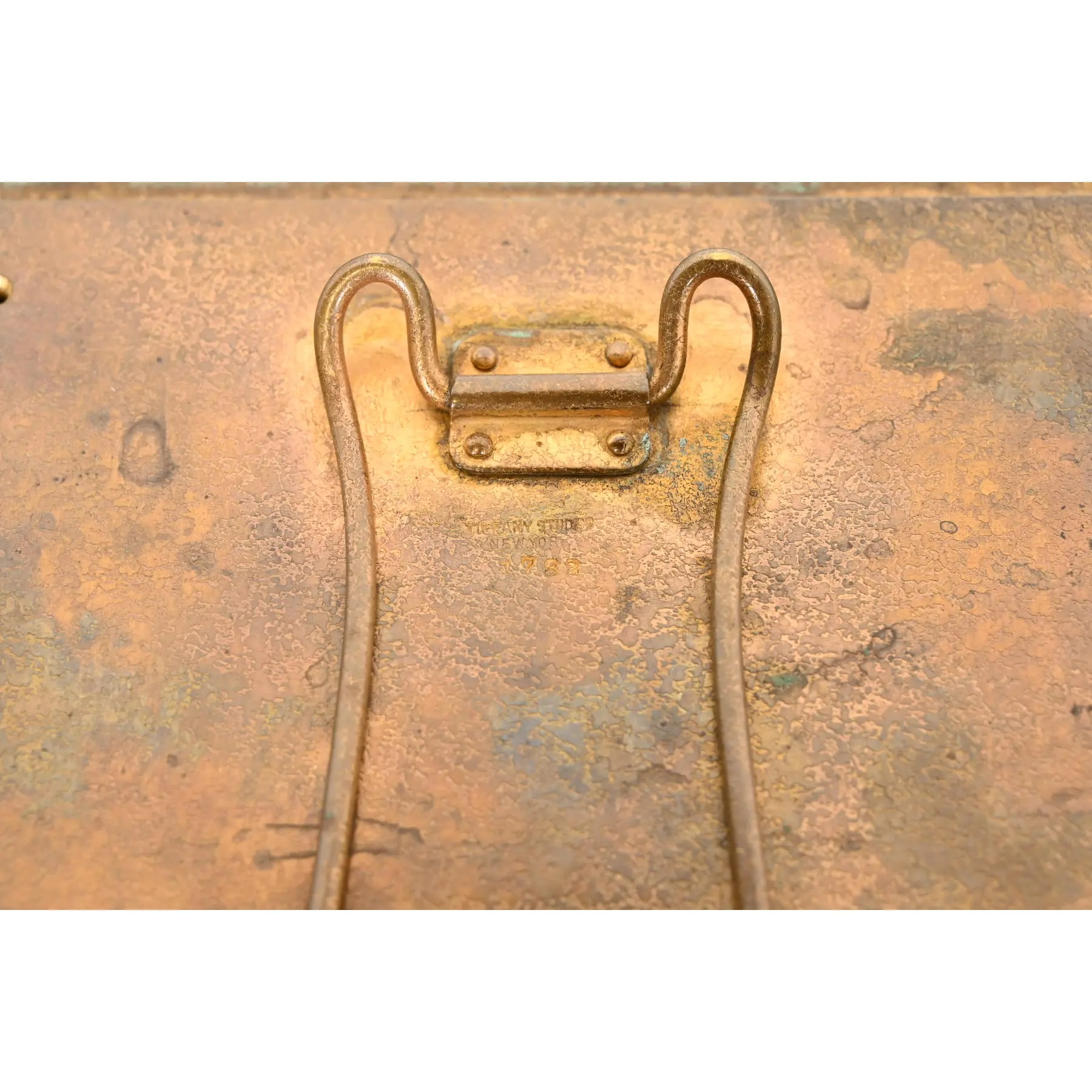 Tiffany Studios New York "Adam" Bronze Doré Desk Calendar Frame or Picture Frame - Image 10