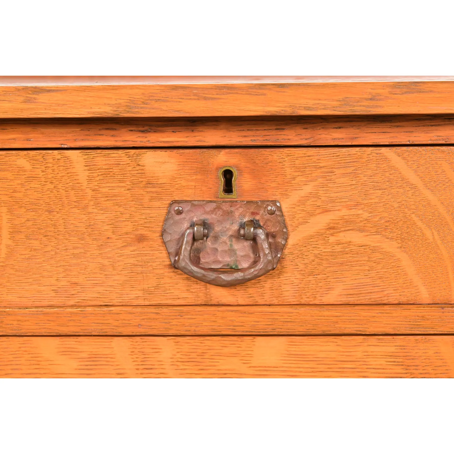 Stickley Brothers Style Antique Mission Oak Arts & Crafts Sideboard Buffet, Circa 1900 - Image 9