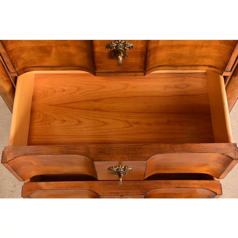 Drexel Heritage French Empire Carved Fruitwood Lingerie Chest or Semainier - Image 7
