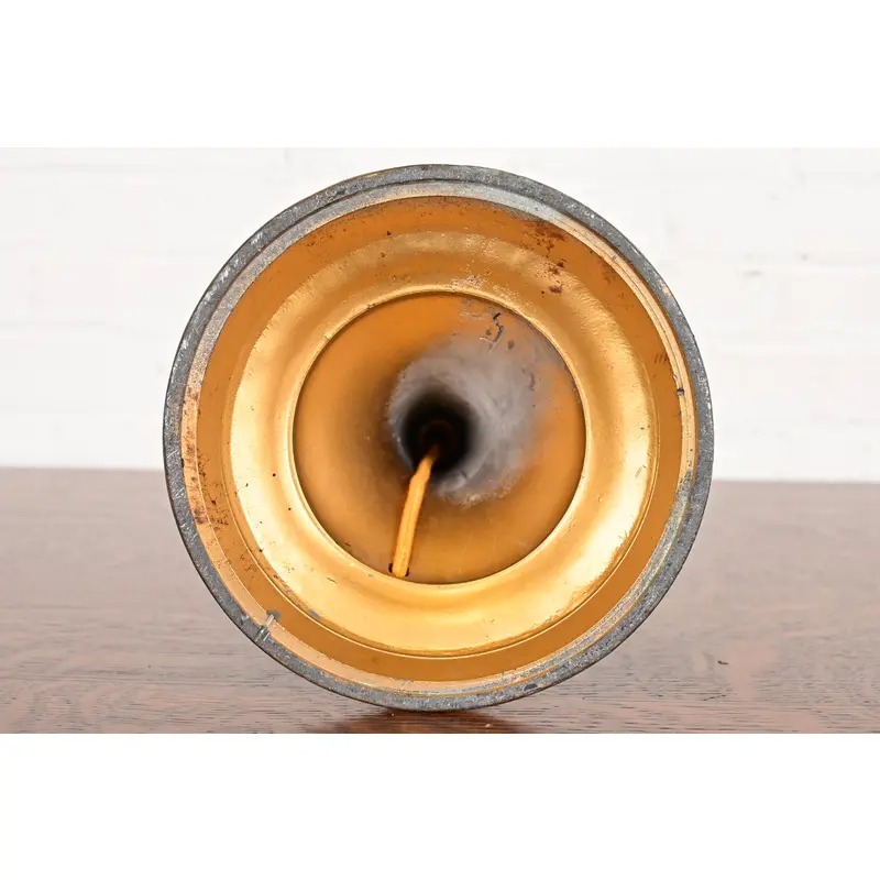 Antique Art Nouveau Slag Glass Table Lamp in the Manner of Handel, Circa 1910 - Image 14