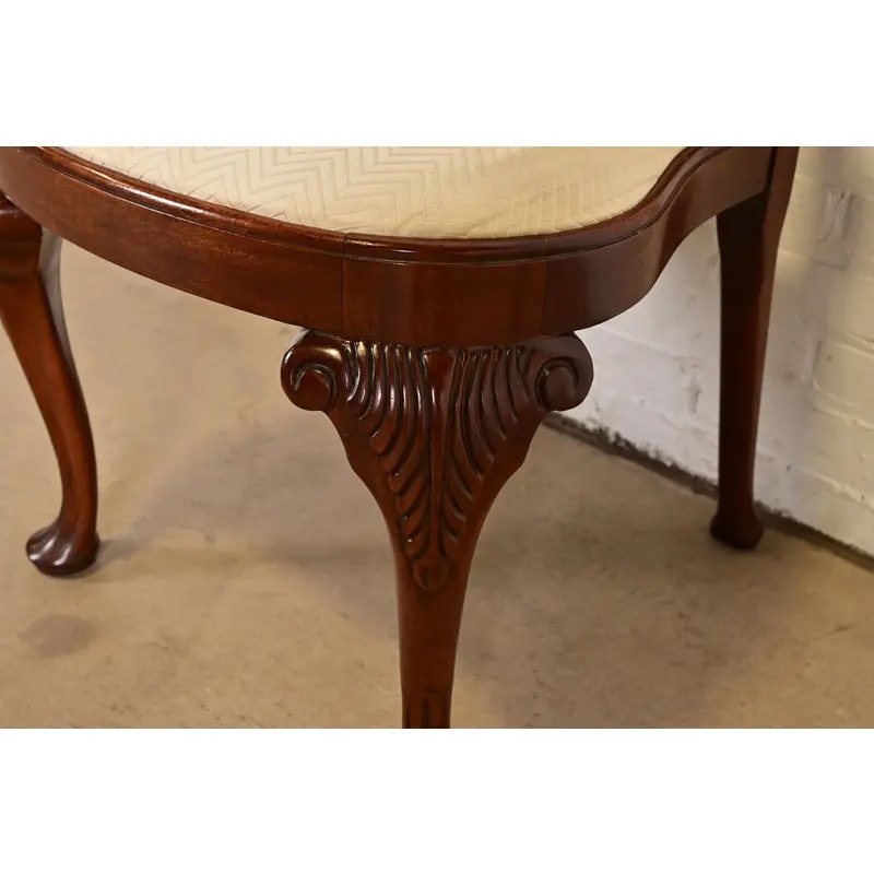 Baker Furniture Georgian Carved Mahogany Side Chair or Dining Chair - Image 11